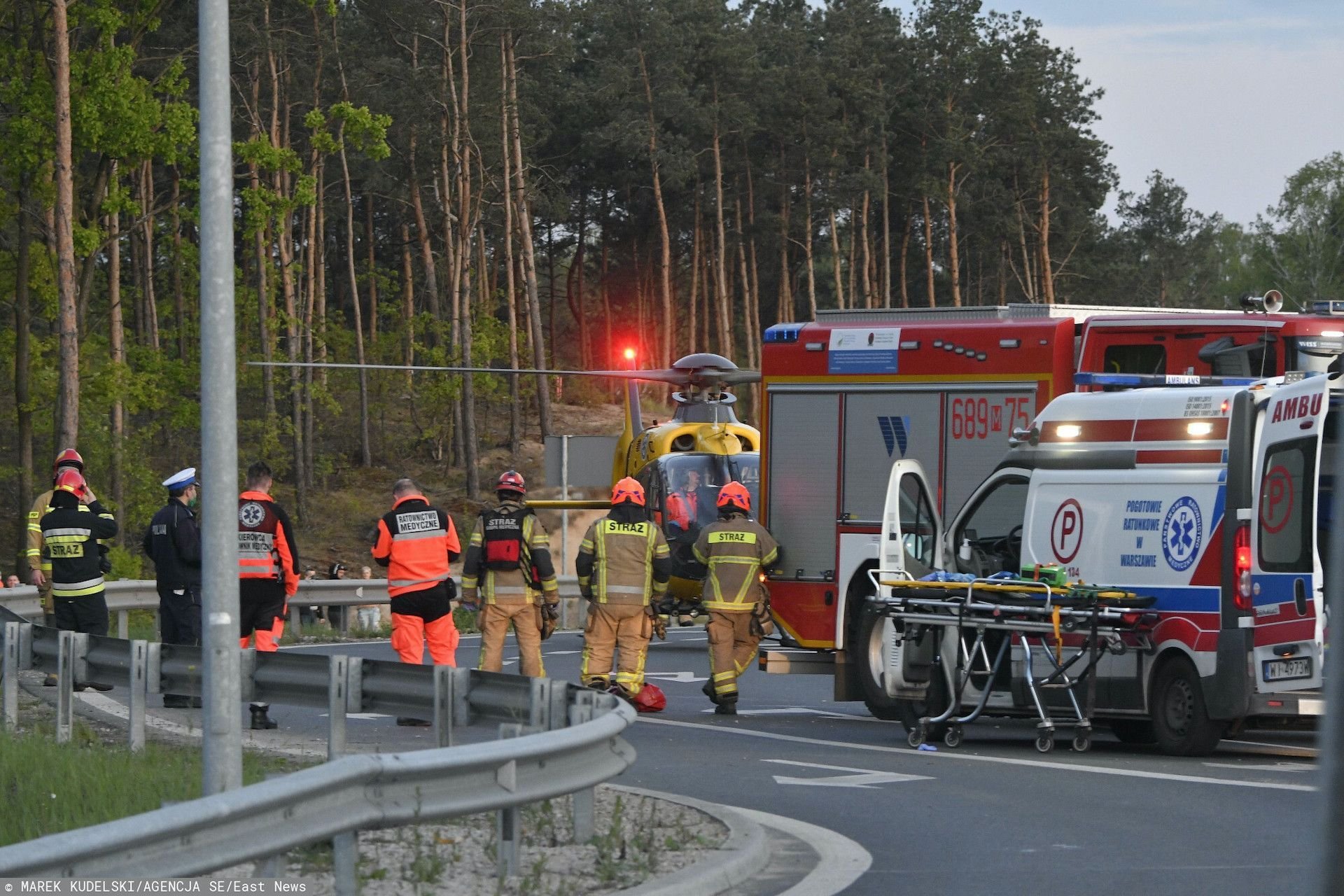 Śmiertelny wypadek na DK 75 w Łososinie Dolnej