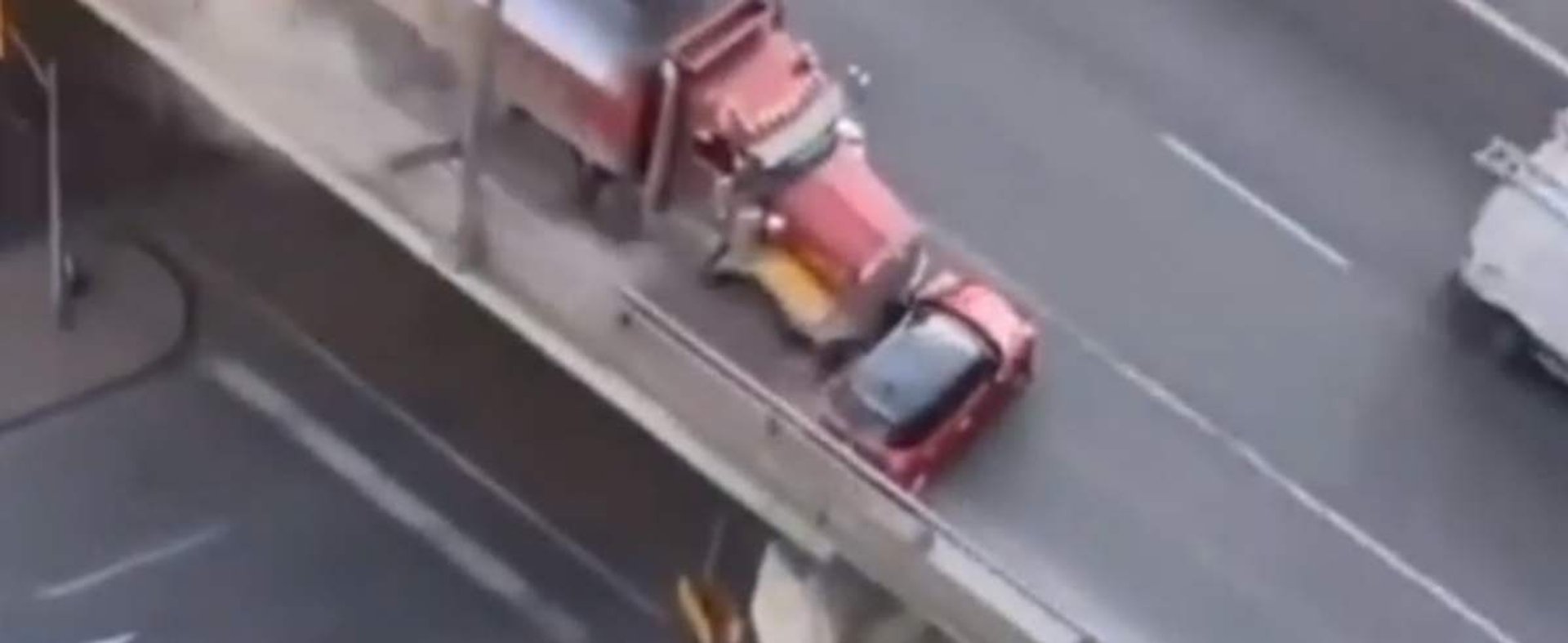 Ciężarówka przepchane auto