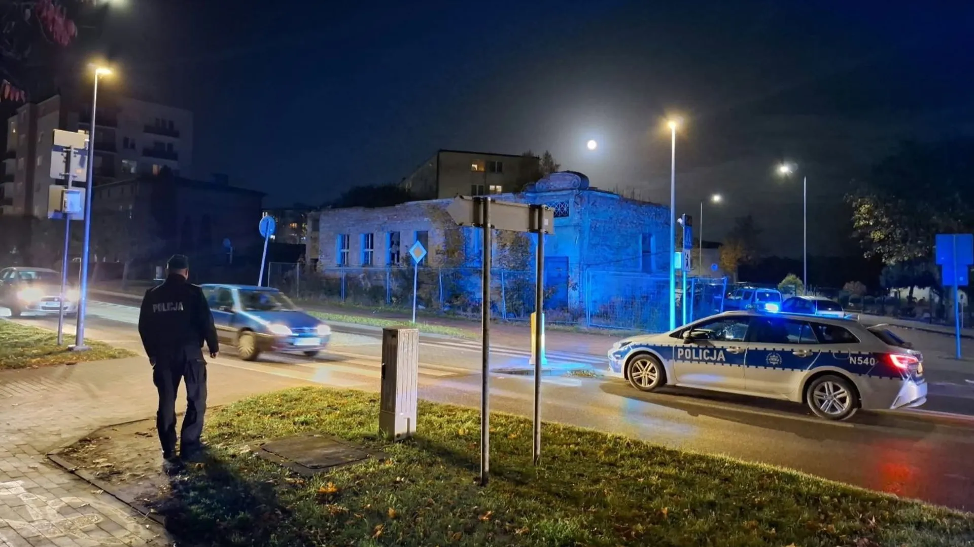 policja, wypadek, dziecko
