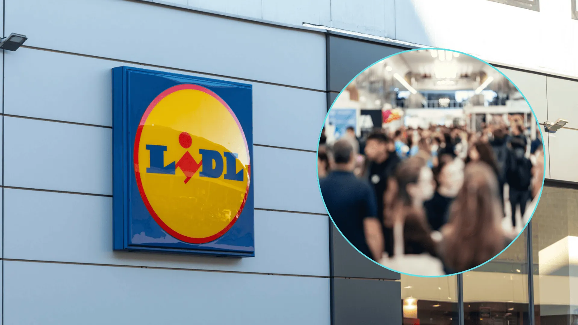 Wstrząsające sceny w Lidlu