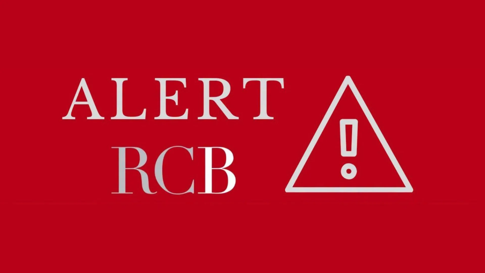 Alert RCB