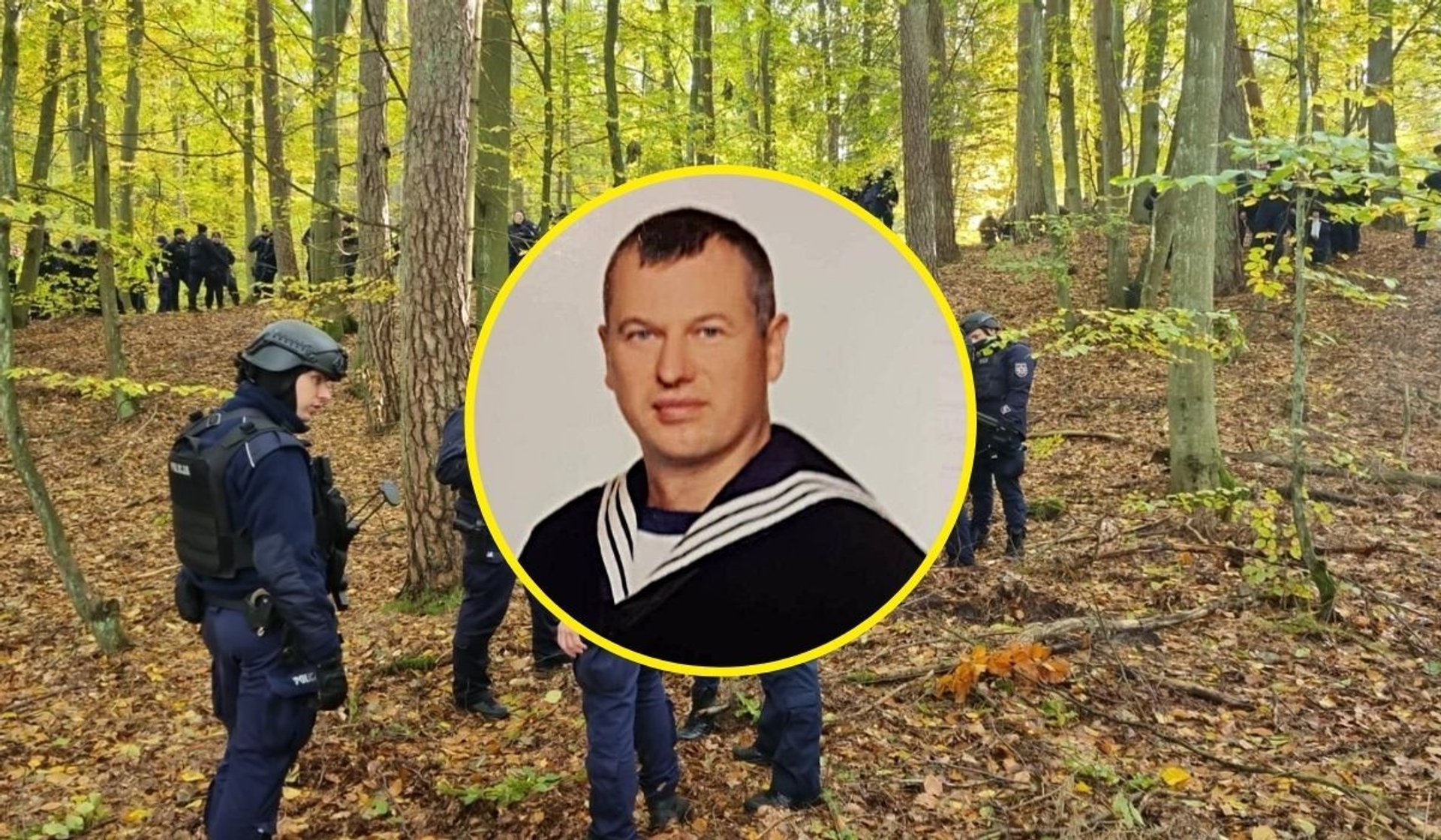 Alert RCB o poszukiwaniach Grzegorza Borysa, fot. Facebook/Pomorska Policja
