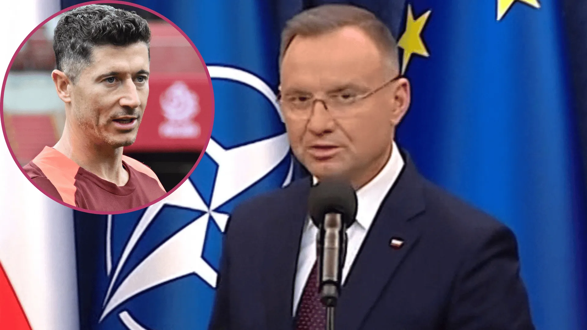 Robert Lewandowski, Andrzej Duda
