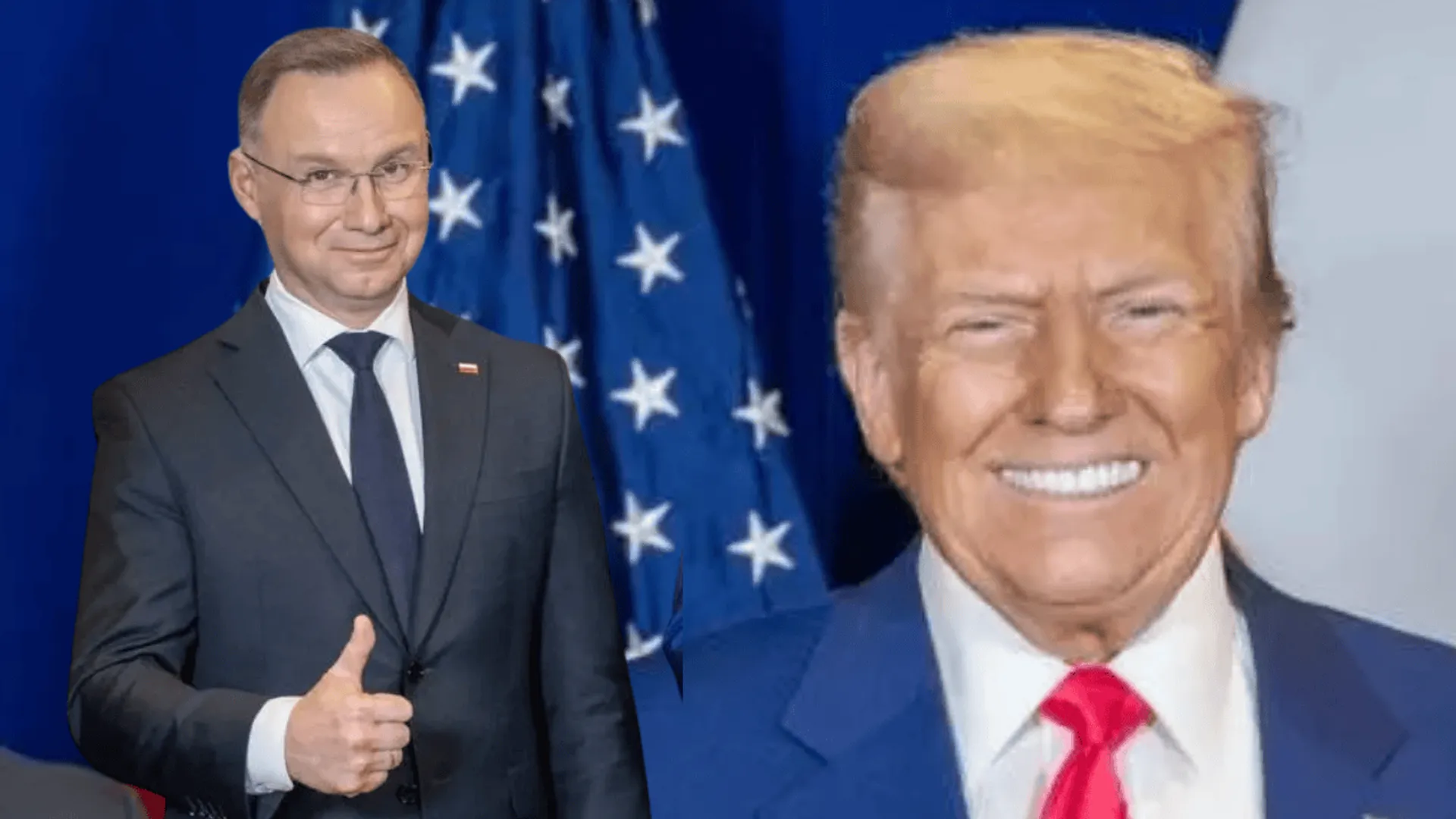 Andrzej Duda i Donald Trump