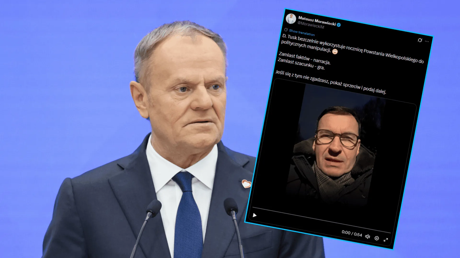 Morawiecki nie oszczędza Tuska. "Bezczelnie wykorzystuje". Ma pilny apel do wszystkich Polaków