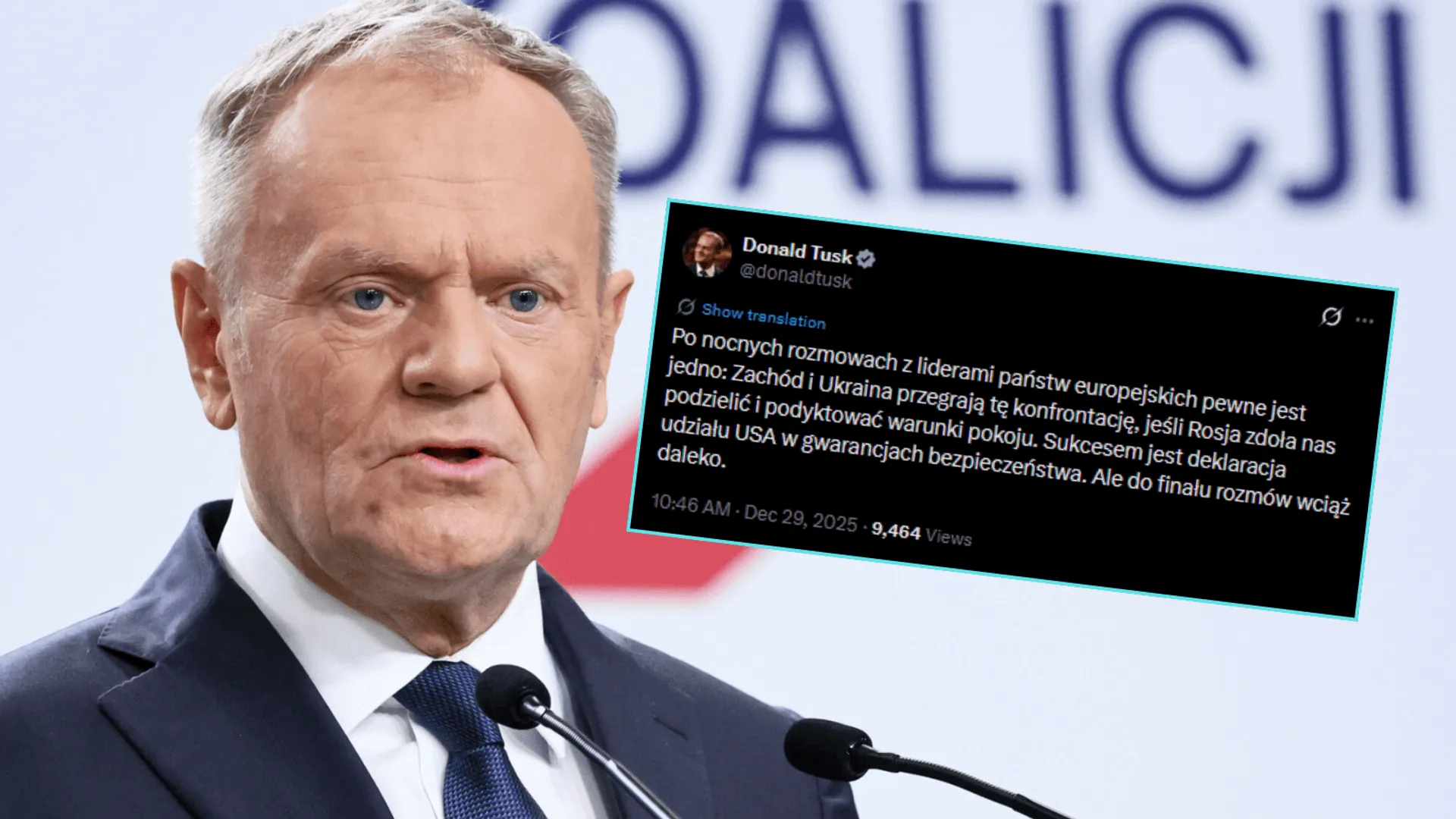 Tusk ostrzega przed podziałami na Zachodzie: „Do finału rozmów wciąż daleko”