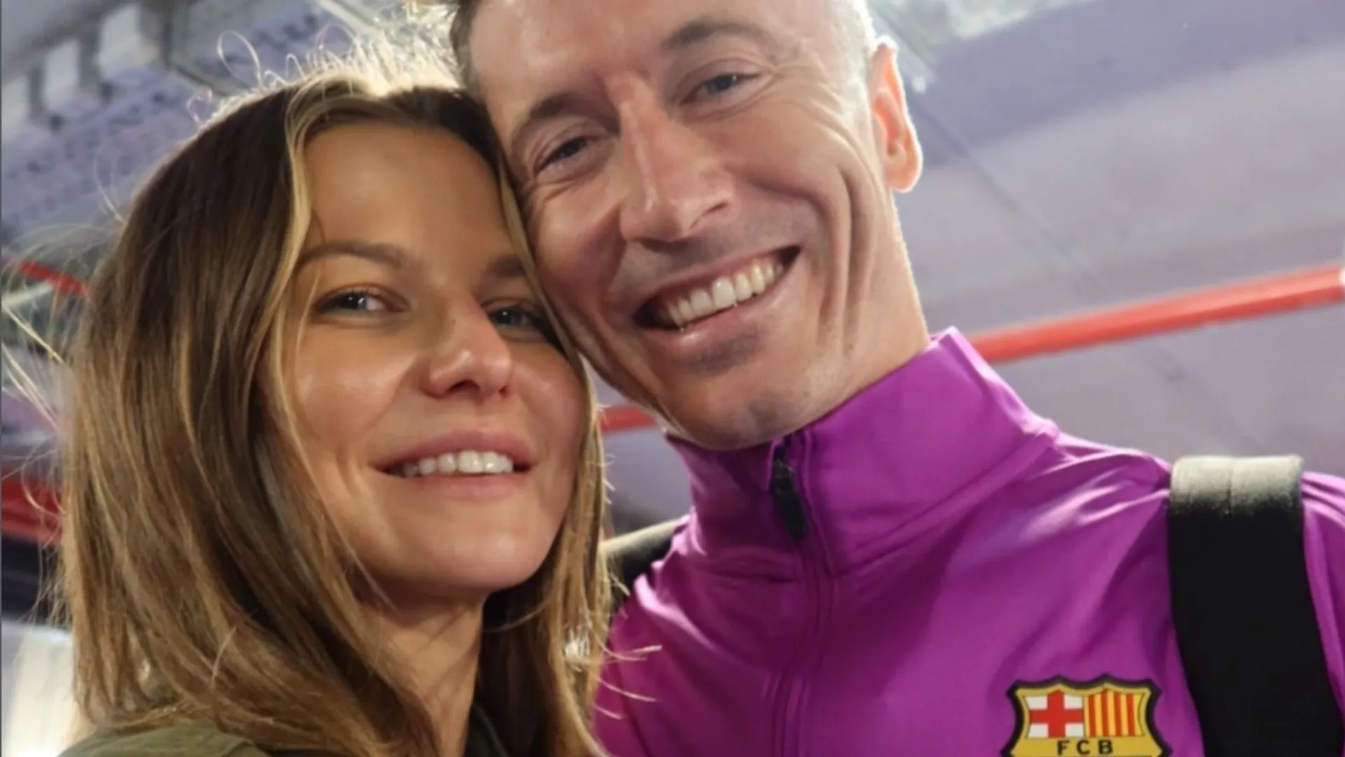 Robert Lewandowski i Anna Lewandowska
