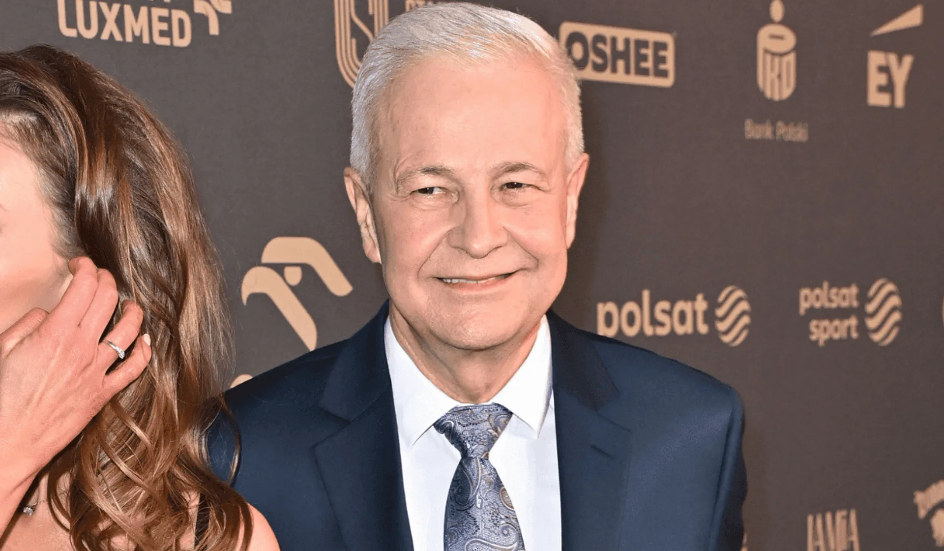 Młodsza o 36 lat żona Apoloniusza Tajnera objawieniem Gali Mistrzów Sportu 2024! Wszyscy oszaleli na jej widok