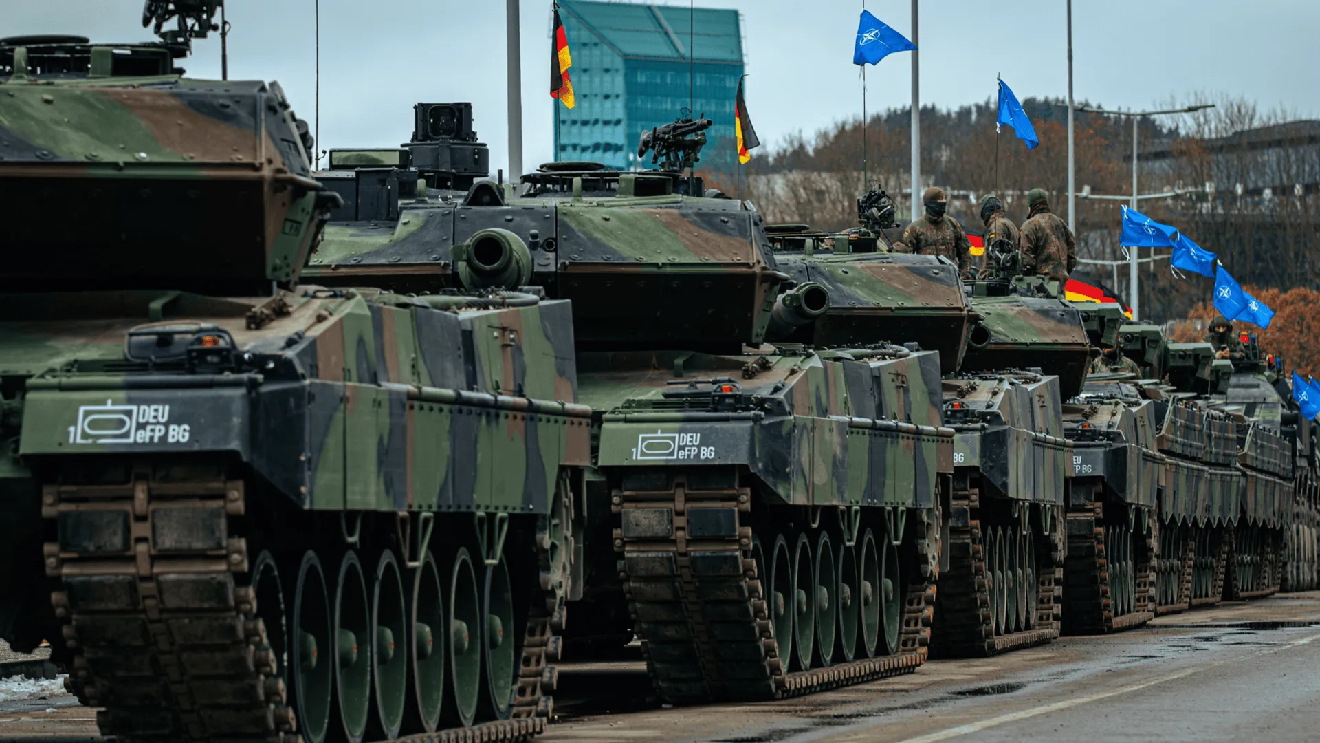 Niemieckie manewry: 45. Brygada Pancerna wzmacnia Litwę