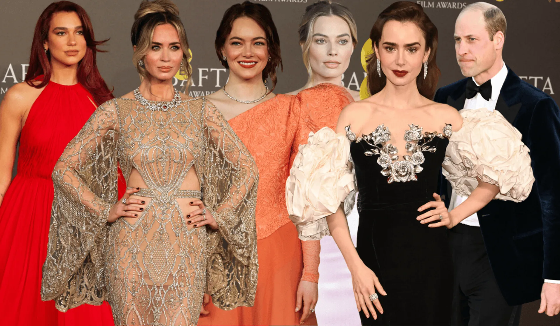 Kreacje gwiazd na BAFTA 2024, fot. EastNews