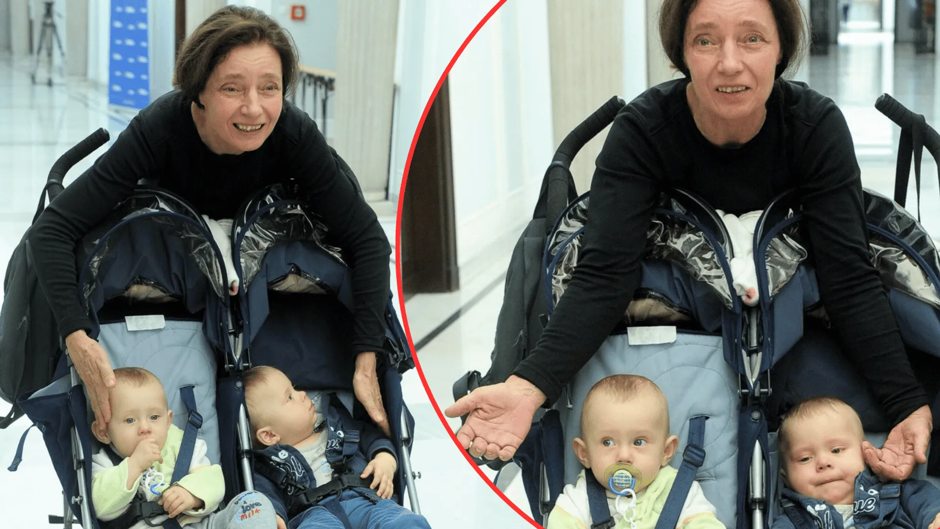 Barbara Sienkiewicz z dziećmi 