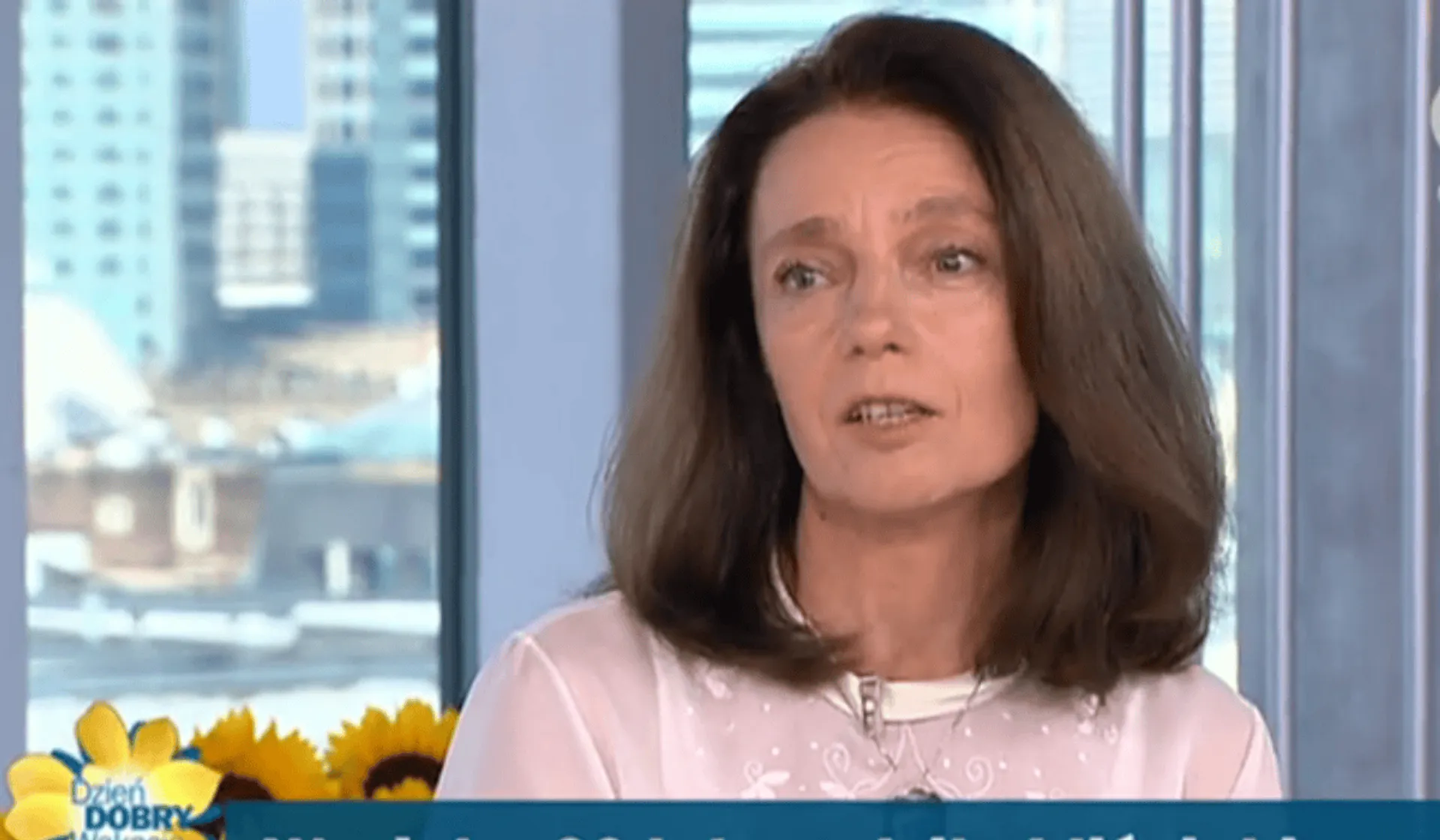 Barbara Sienkiewicz, kadr z programu "Dzień dobry TVN"/TVN