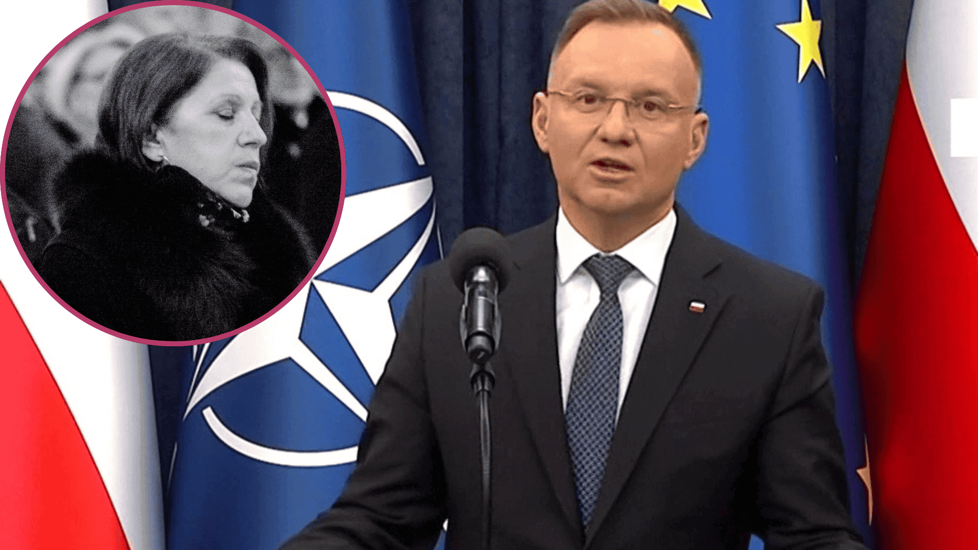 Barbara Skrzypek i Andrzej Duda