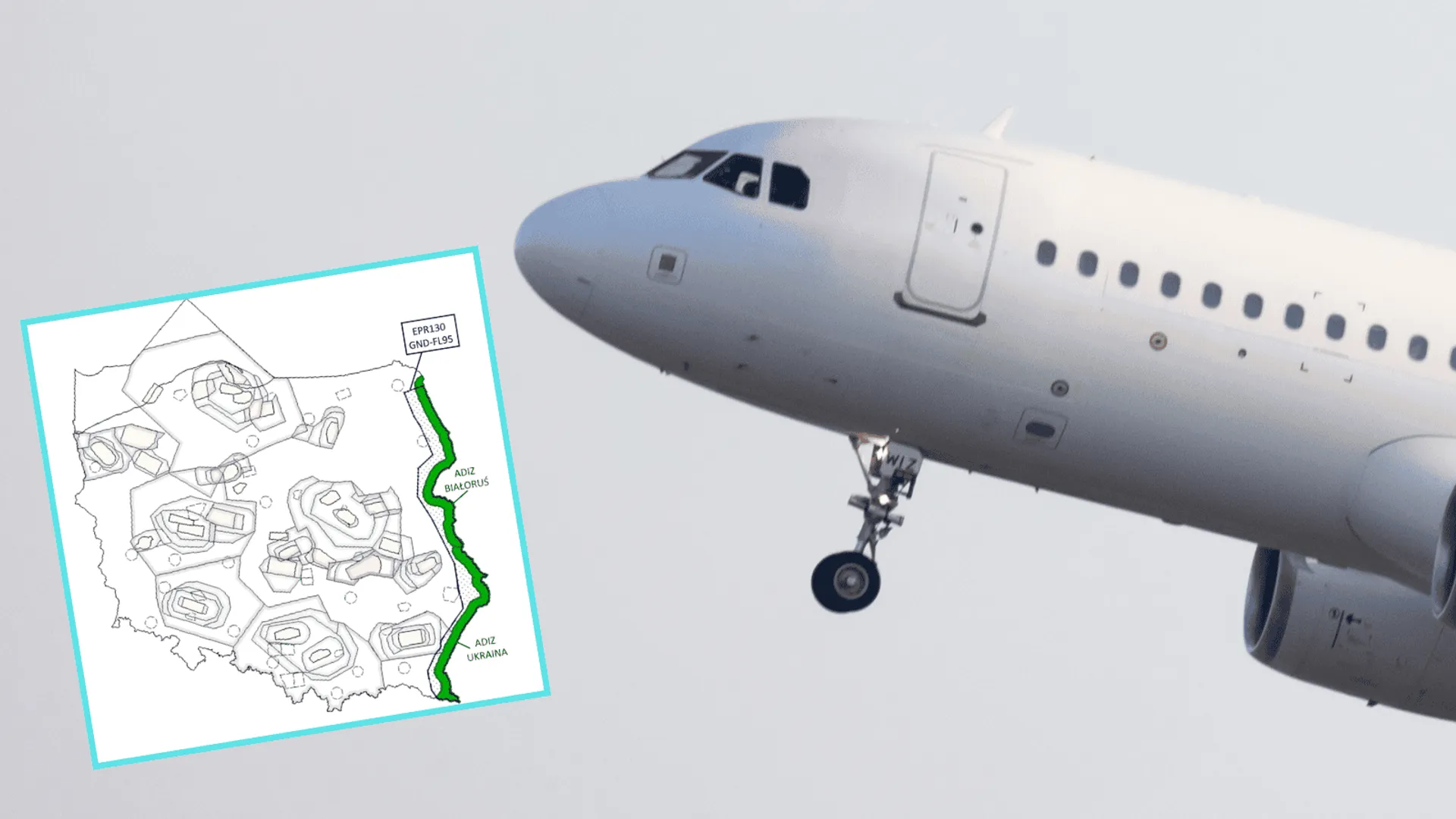 Nowe ograniczenia ruchu lotniczego nad Polską. PANSA wprowadza strefę EP R130