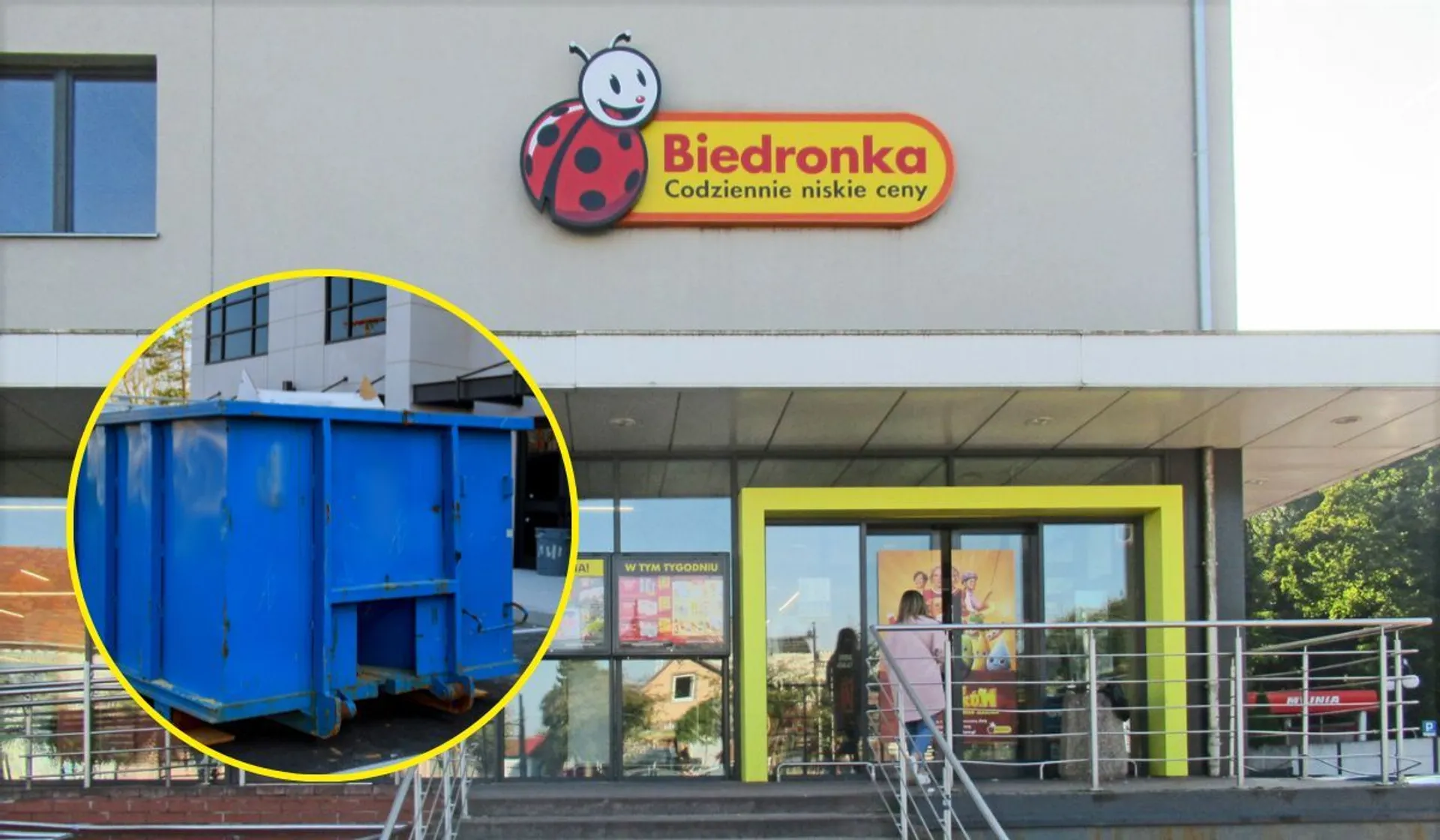 Skandaliczne sceny pod gdańską Biedronką