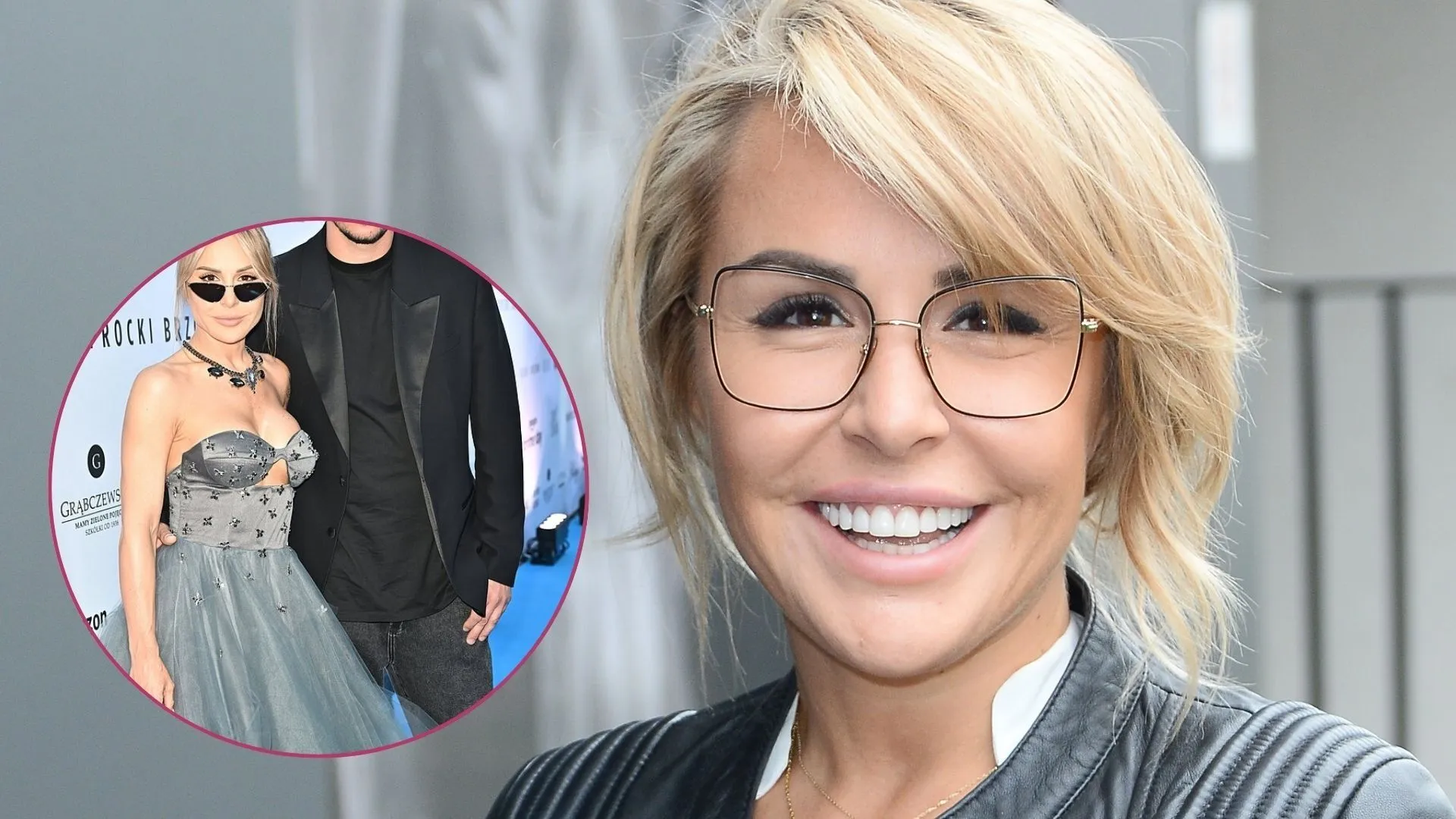 Blanka Lipińska z partnerem