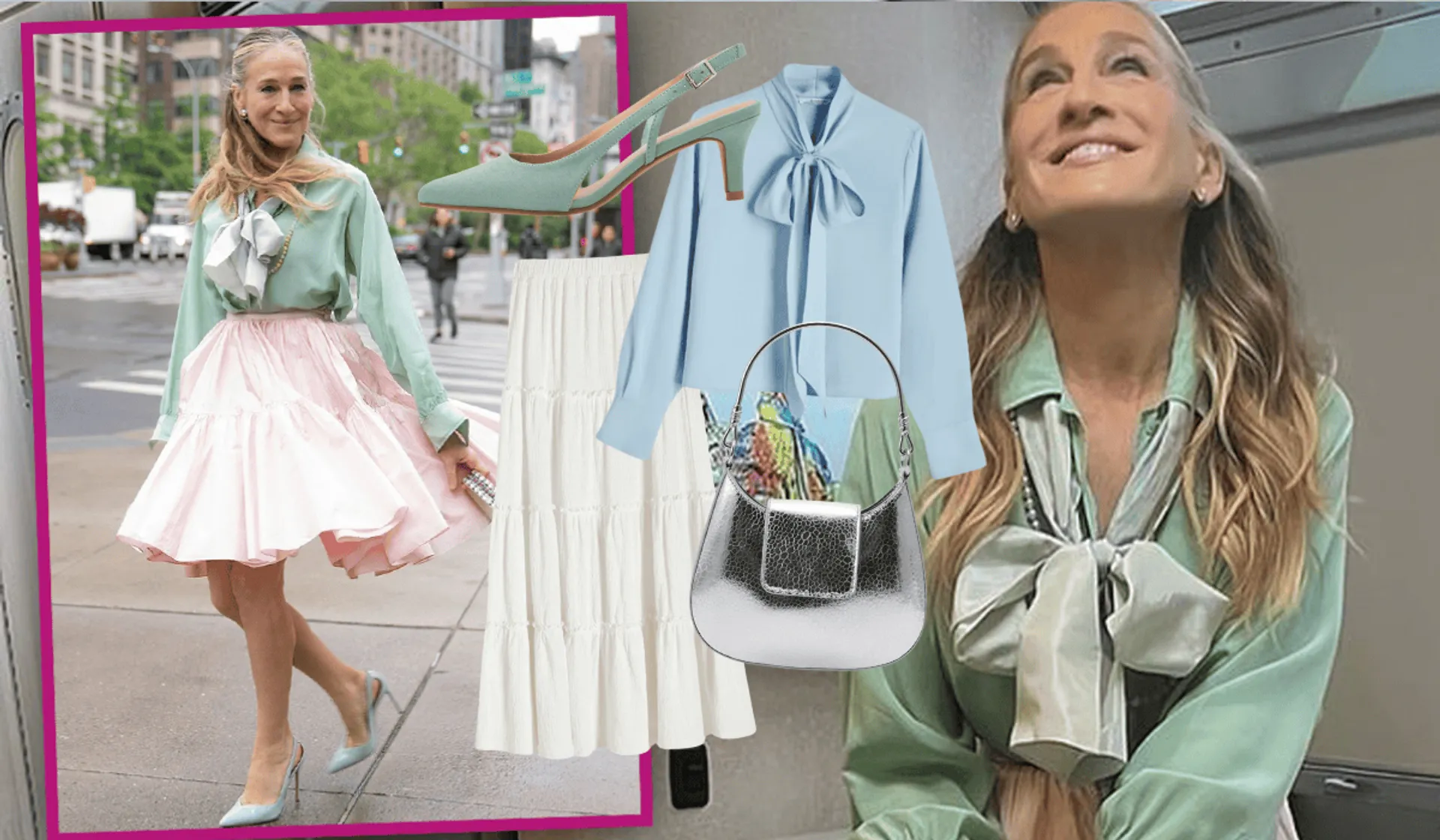 Stylizacja Carrie Bradshaw z I tak po prostu 3