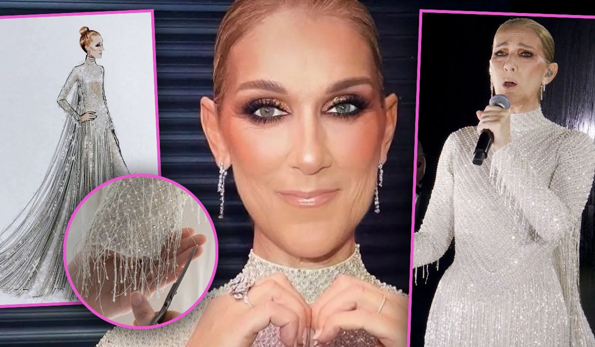 Suknia Céline Dion na Olimpiadę to dzieło sztuki. Tak powstawała historyczna kreacja