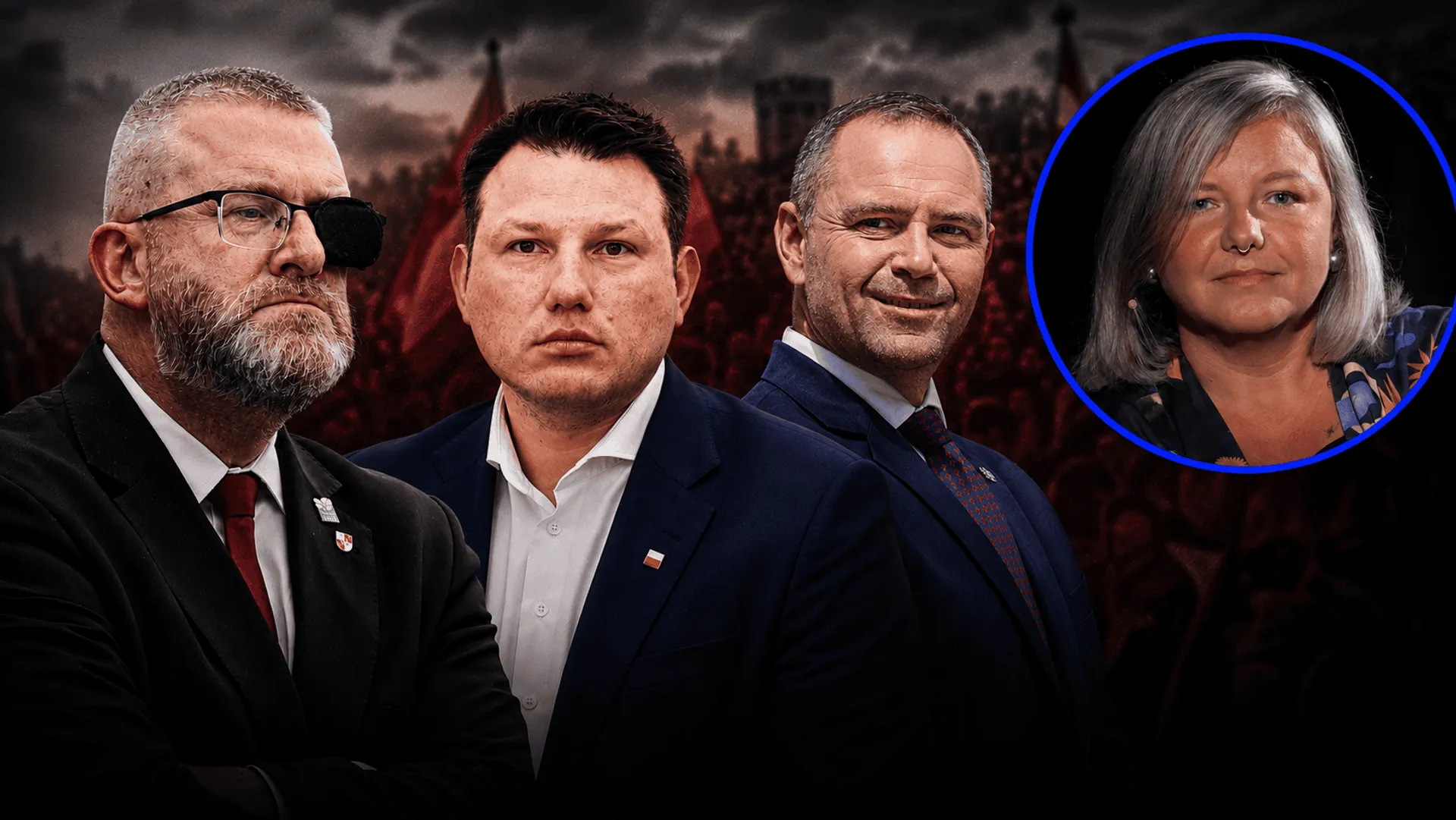 Grzegorz Braun, Sławomir Mentzen, Karol Nawrocki, Natalia Broniarczyk