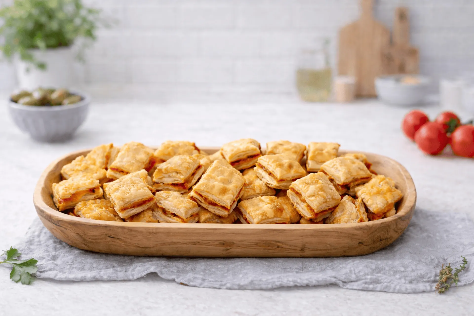 Przekąska imprezowa z ciasta francuskiego – prosty i szybki przepis