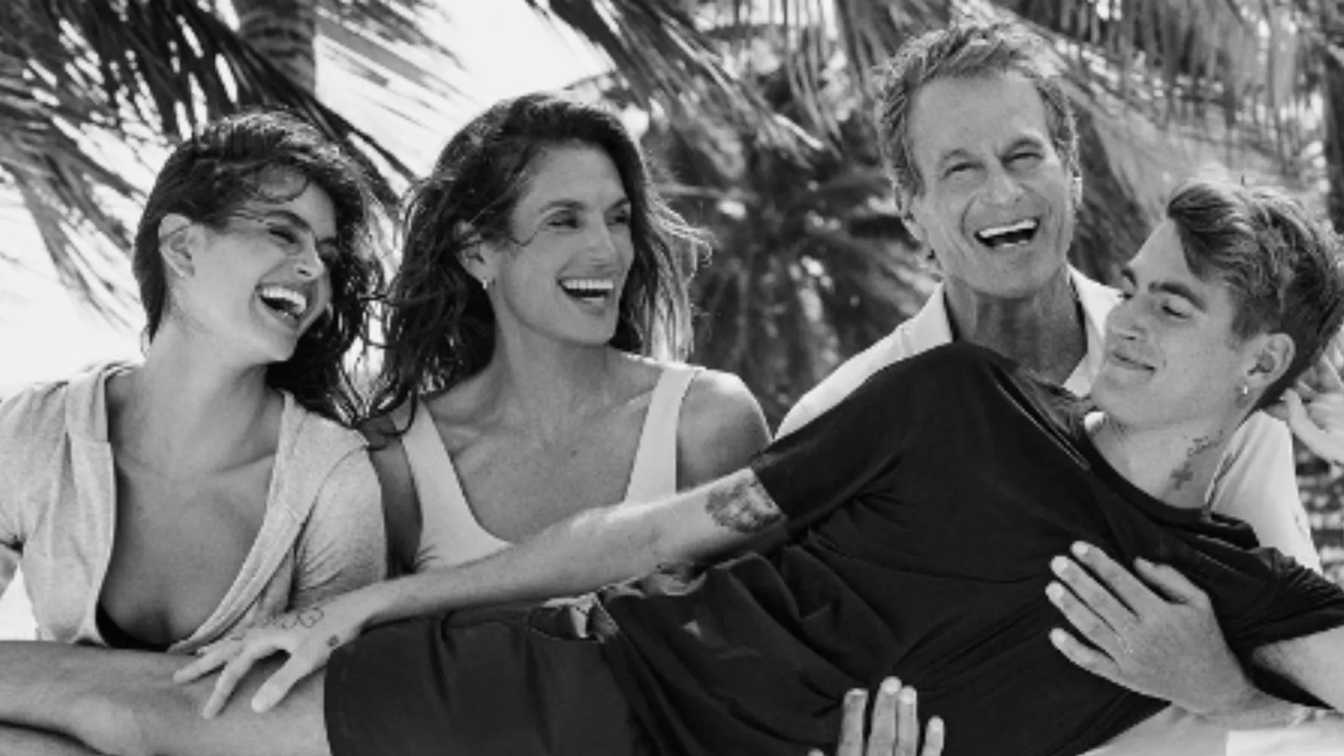 Cindy Crawford z rodziną