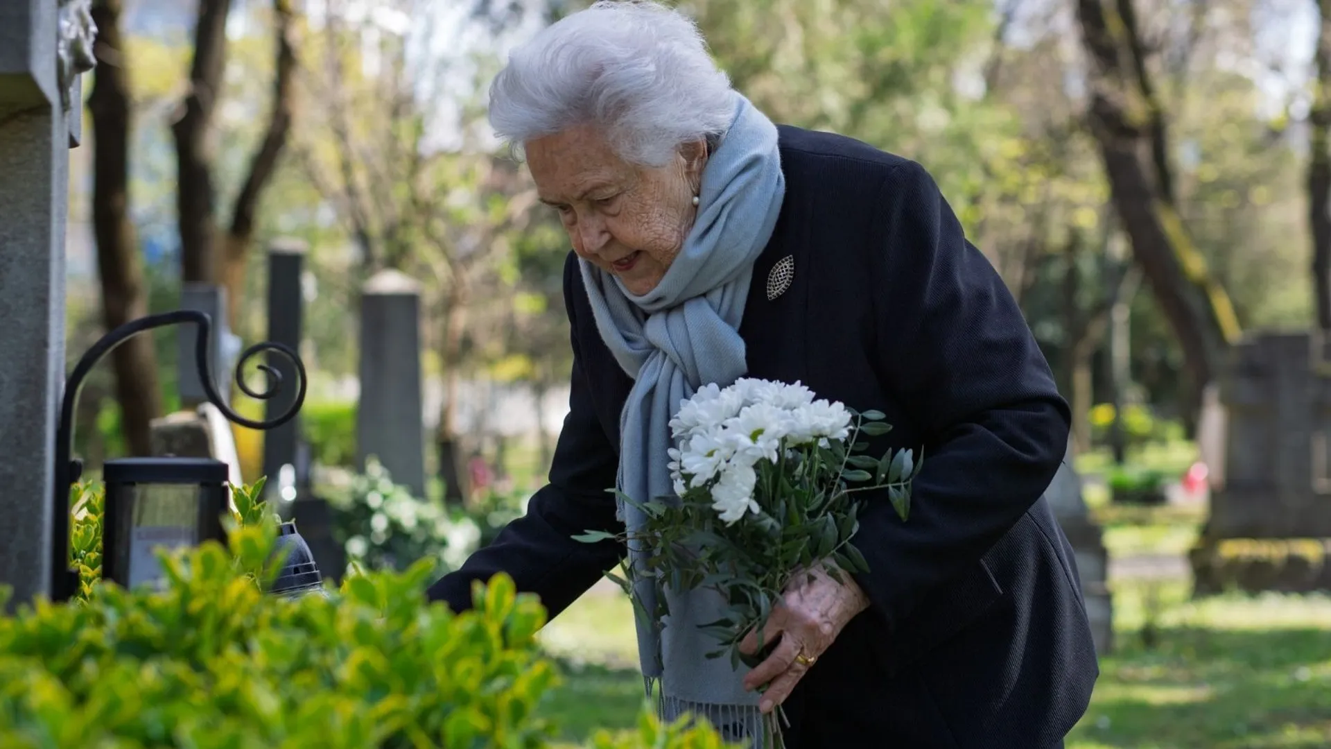 Kwiaty, cmentarz, Wielkanoc