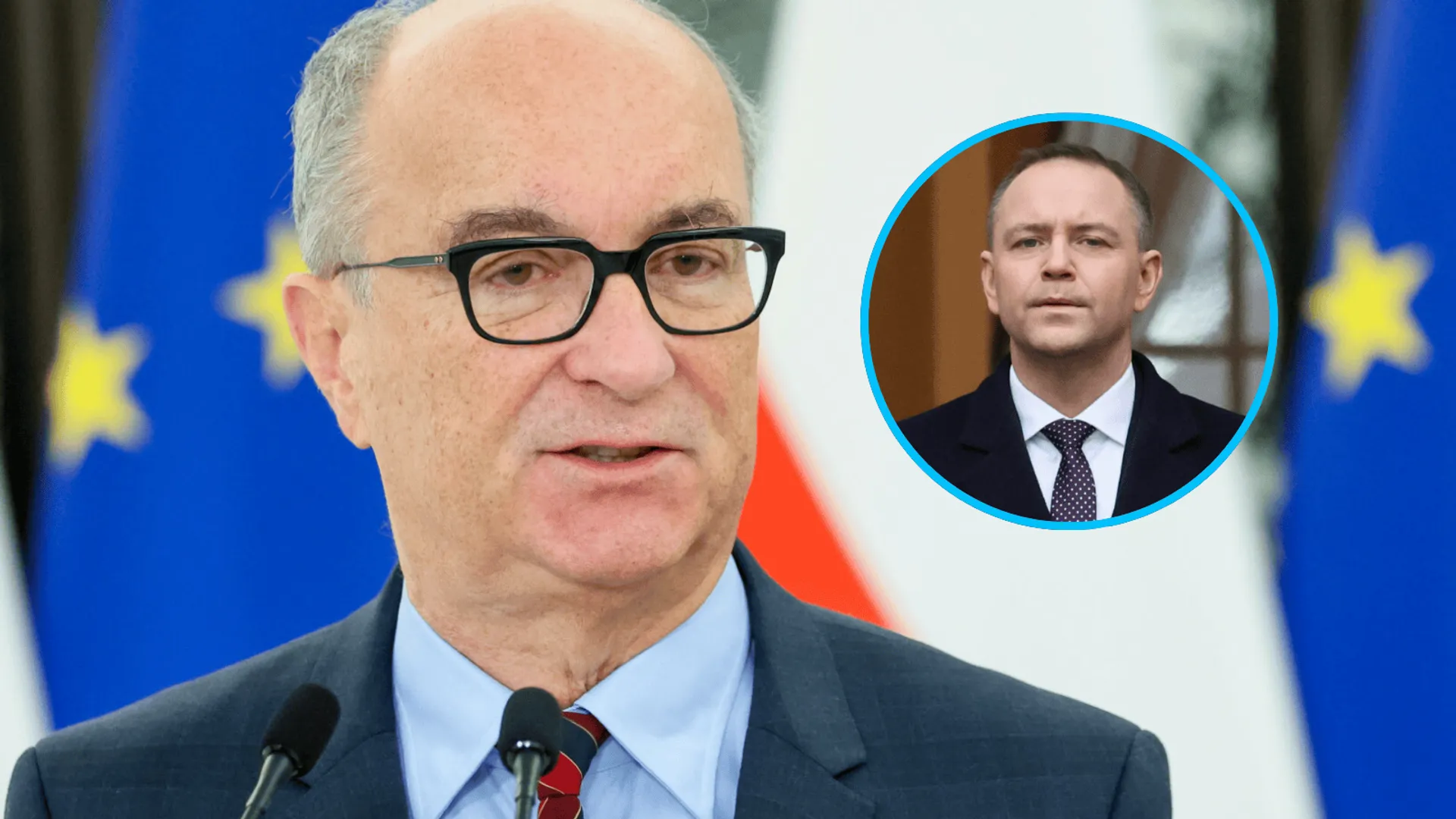 Włodzimierz Czarzasty, Karol Nawrocki, fot. Wojciech Olkusnik/East News, Anita Walczewska/East News