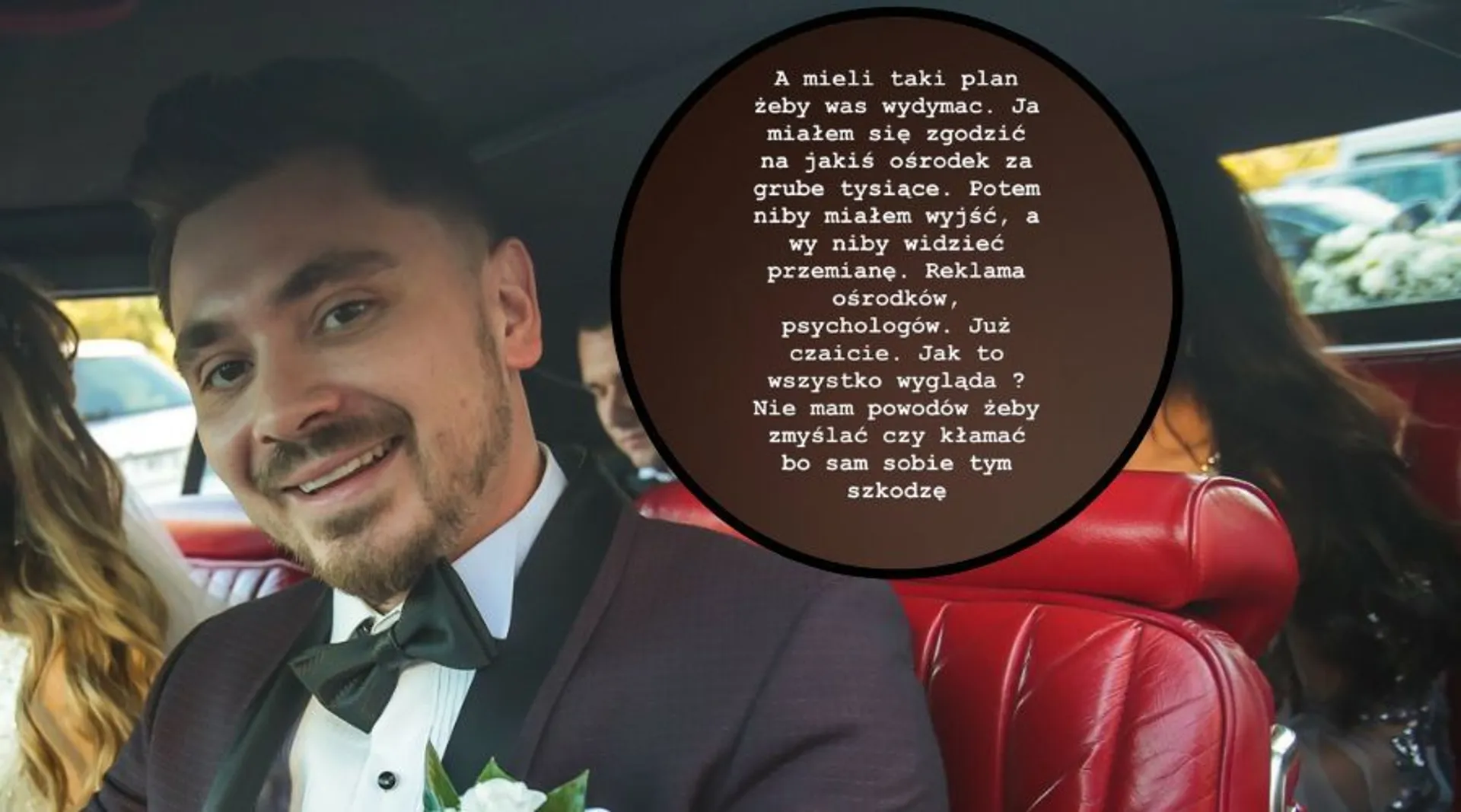 Daniel Martyniuk i wpis na Instagramie