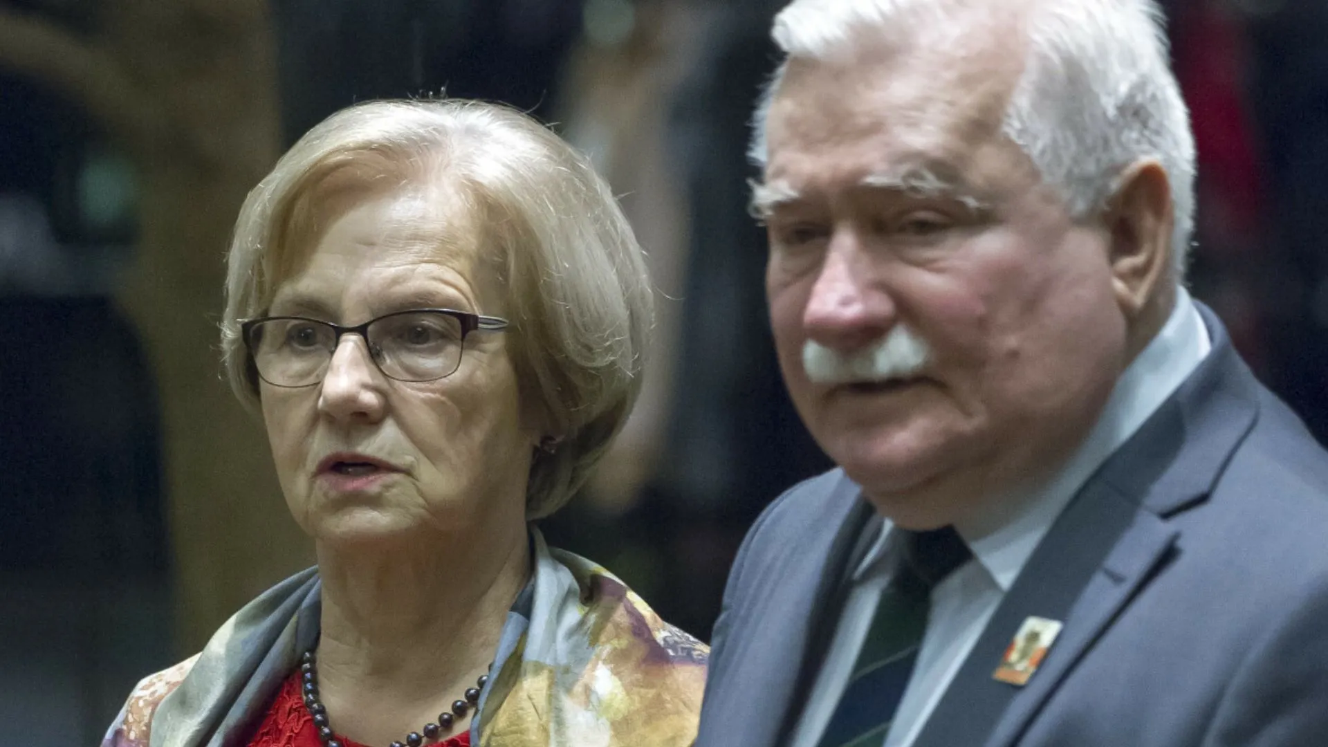 Danuta i Lech Wałęsowie