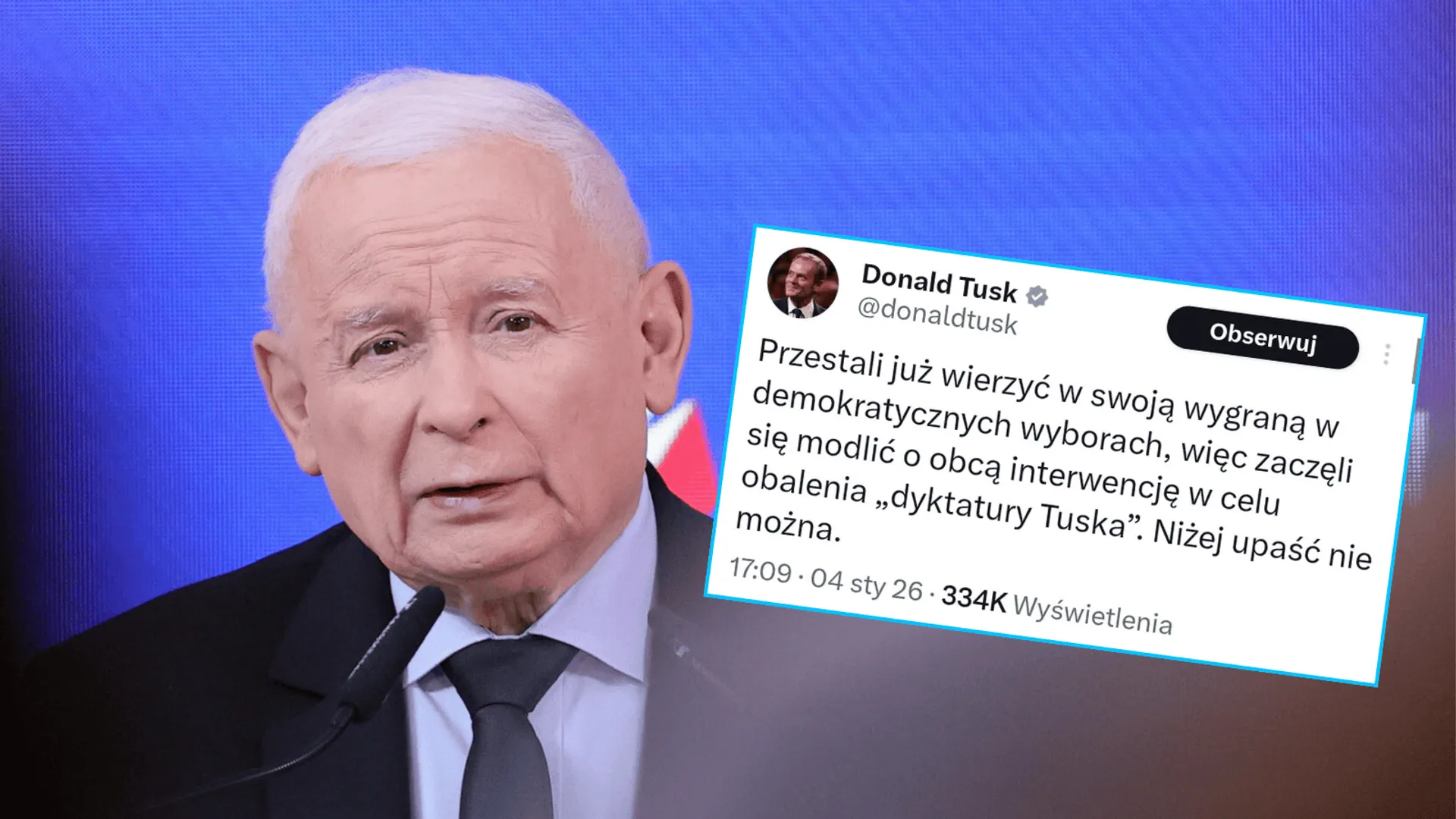Wojna na wpisy: Jarosław Kaczyński odpowiada premierowi. Burza w sieci po deklaracji lidera PiS