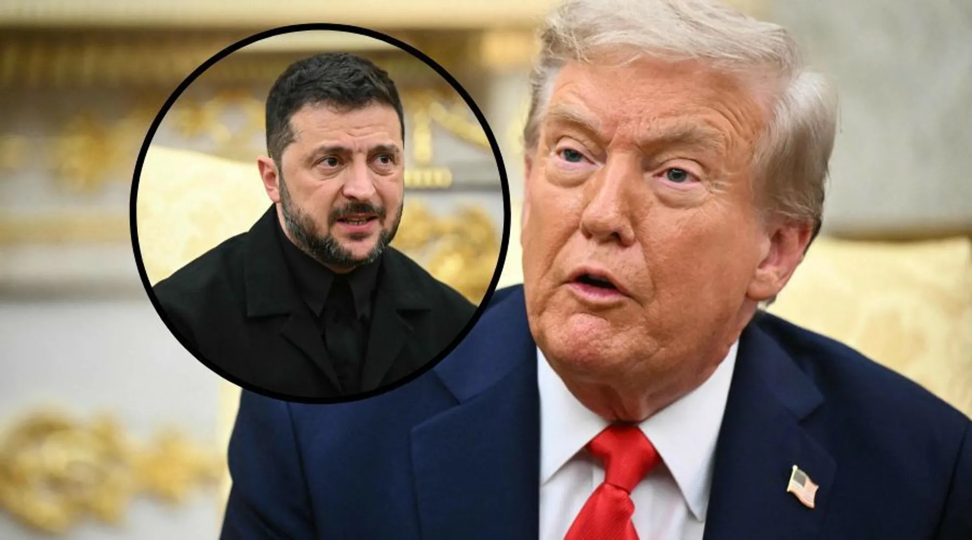 Donald Trump i Wołodymyr Zełenski