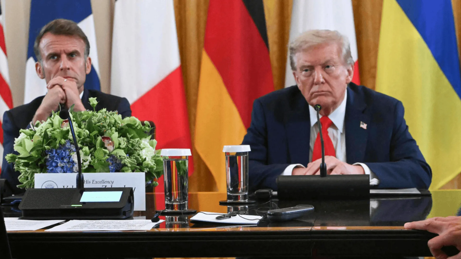 Donald Trump, Emmanuel Macron