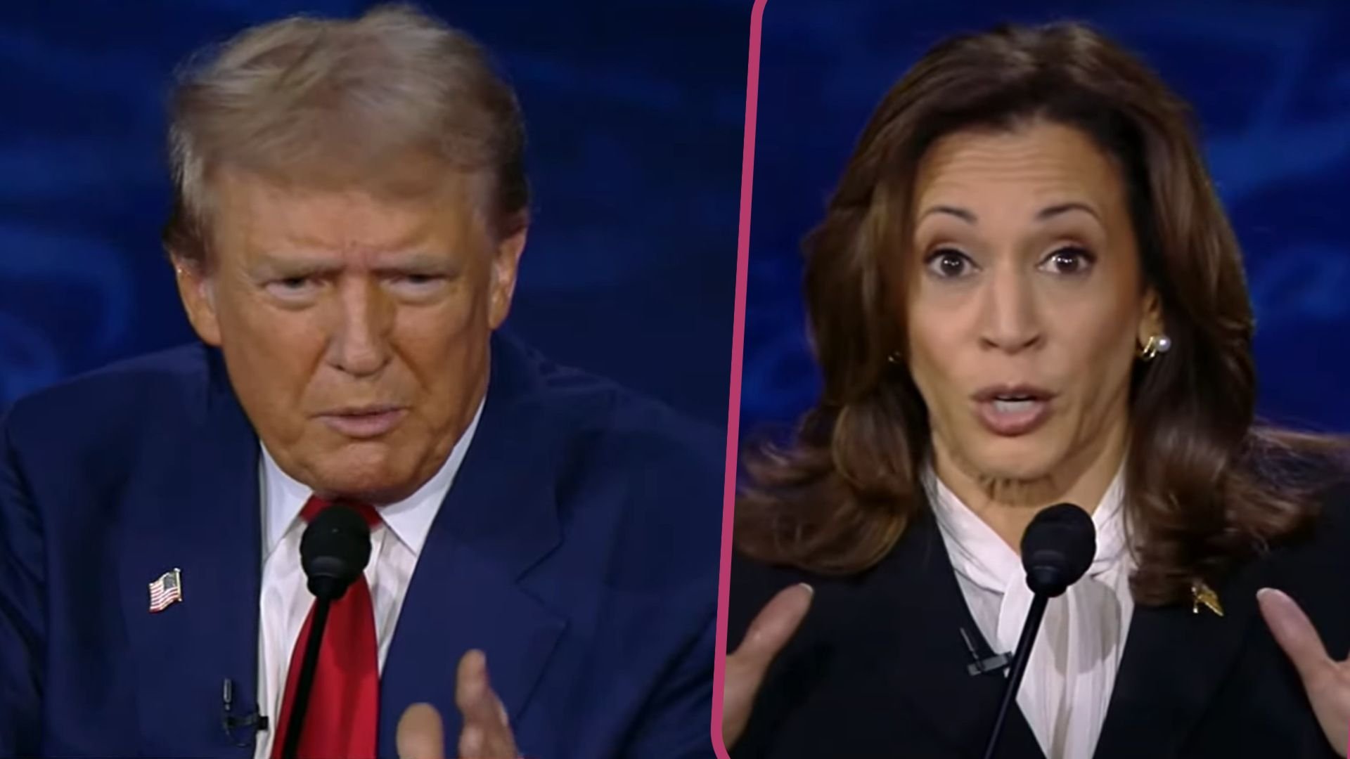 Donald Trump, Kamala Harris