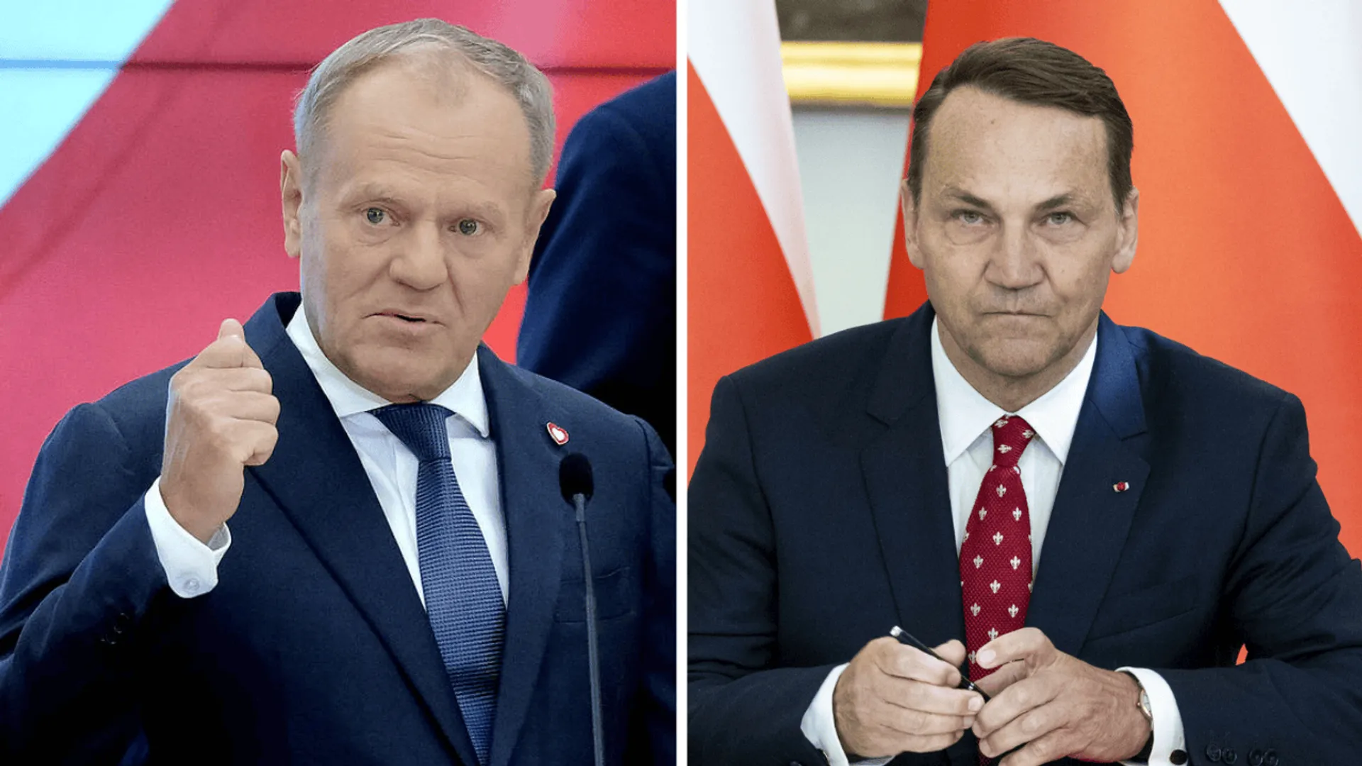 Donald Tusk, Radosław Sikorski