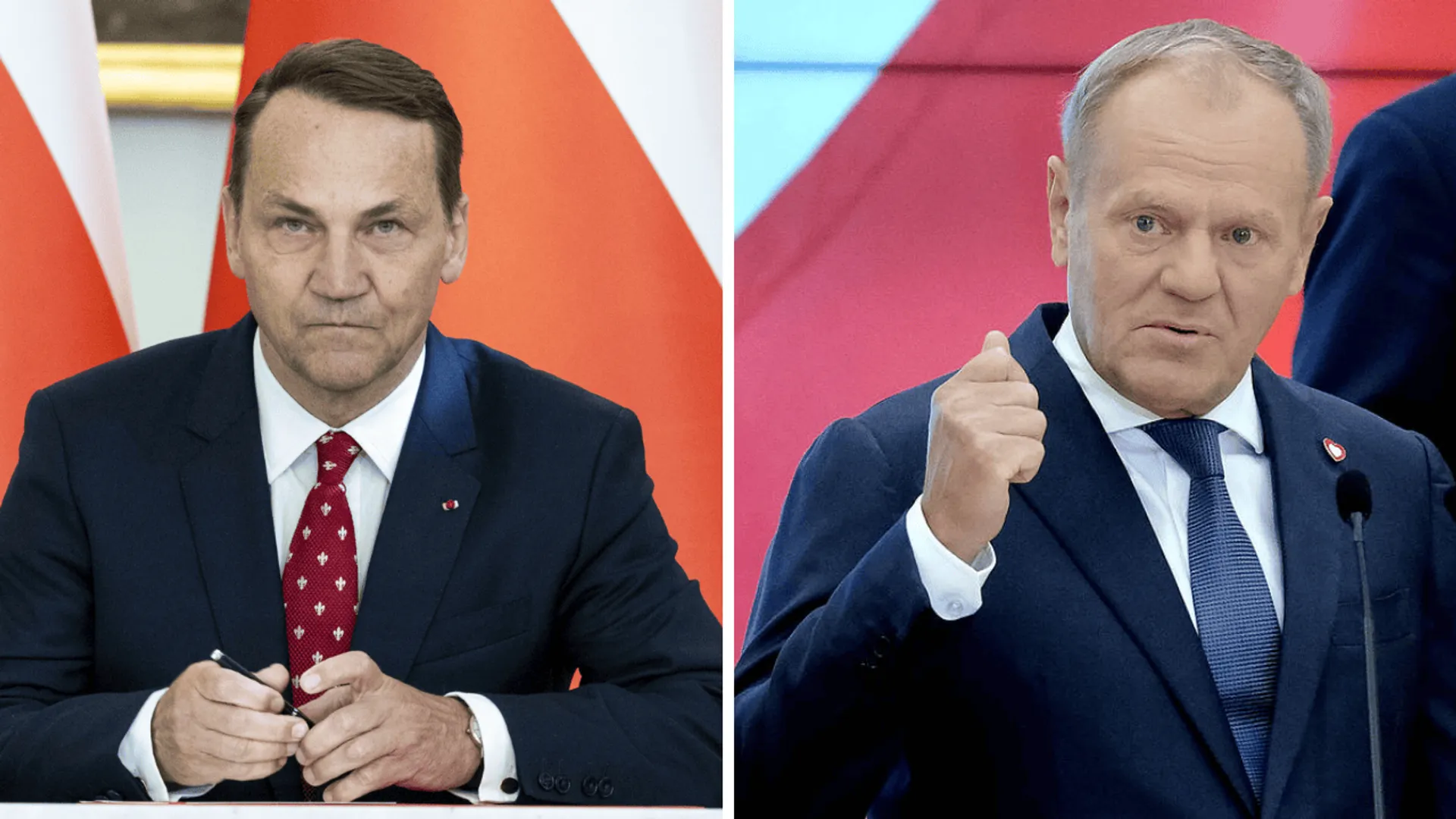 Donald Tusk, Radosław Sikorski