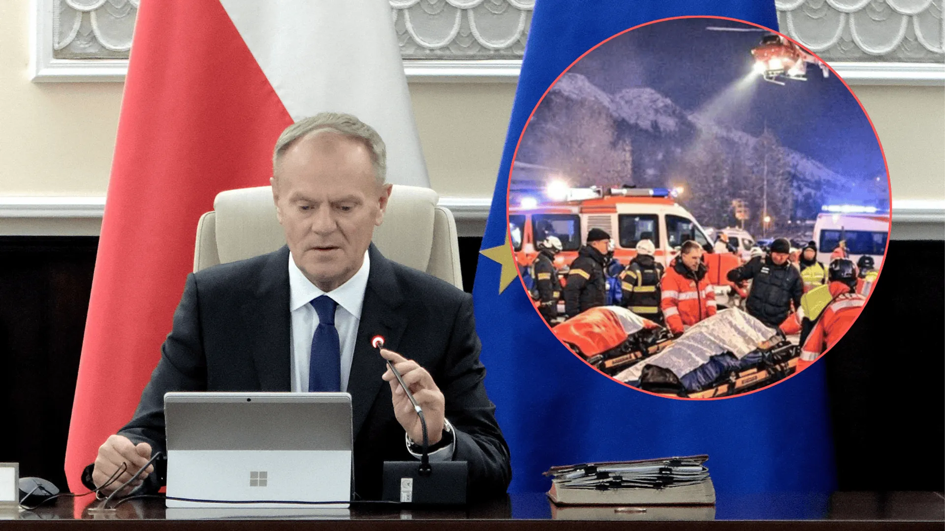 Premier Tusk deklaruje polską pomoc dla ofiar pożaru w Szwajcarii. Polska gotowa przyjąć rannych