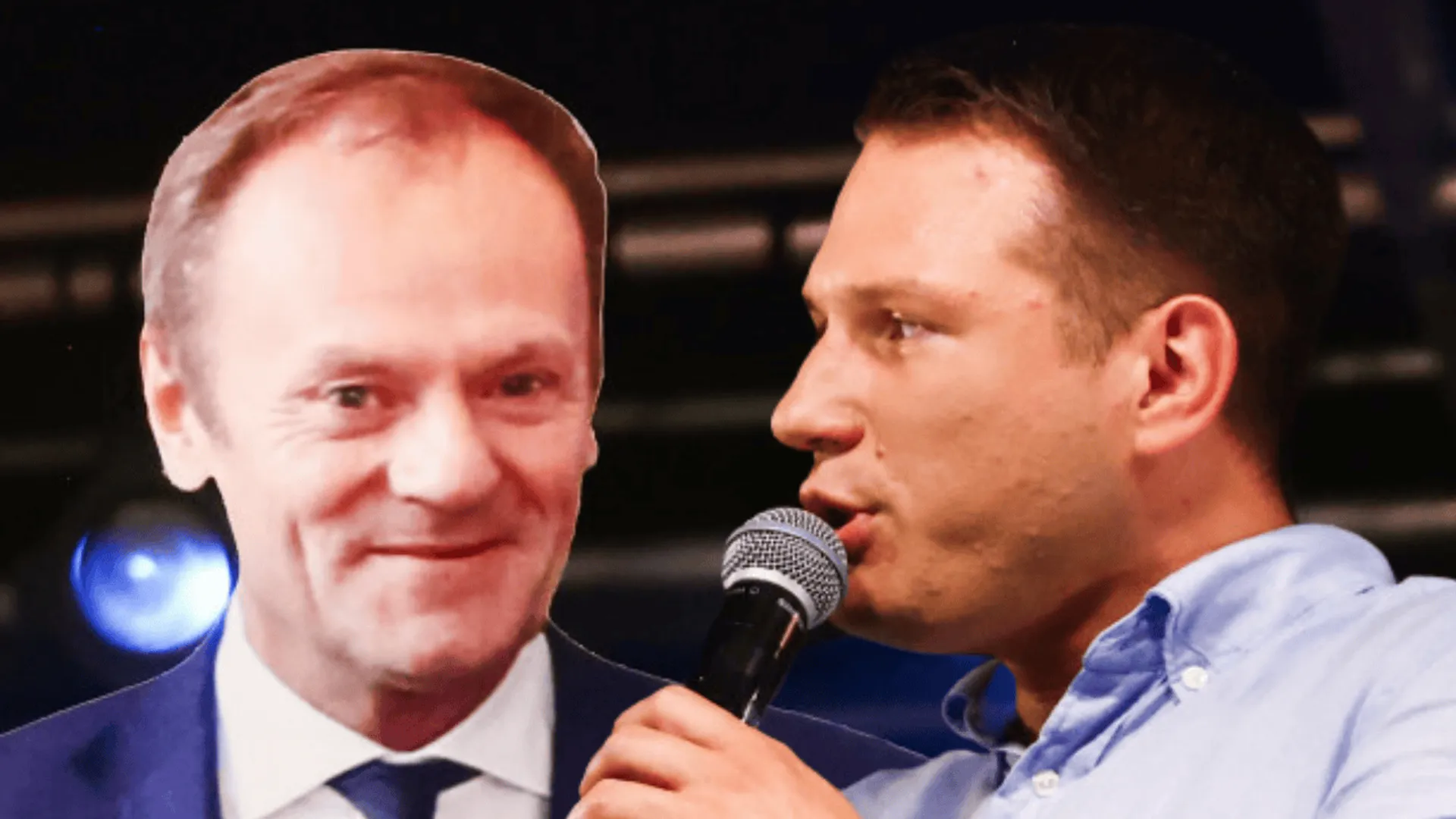 Donald Tusk i Sławomir Menzten
