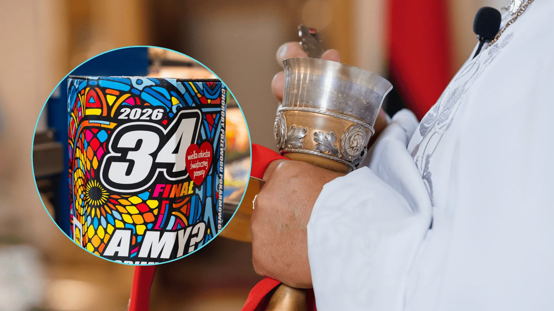 Ksiądz przeganiał wolontariuszy WOŚP. Teraz tłumaczy, co zaszło