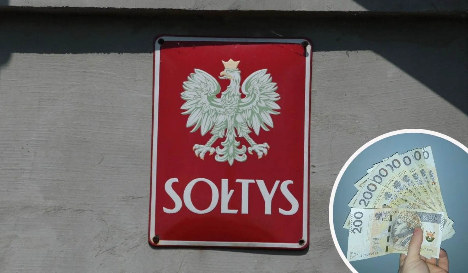 tabliczka sołtys