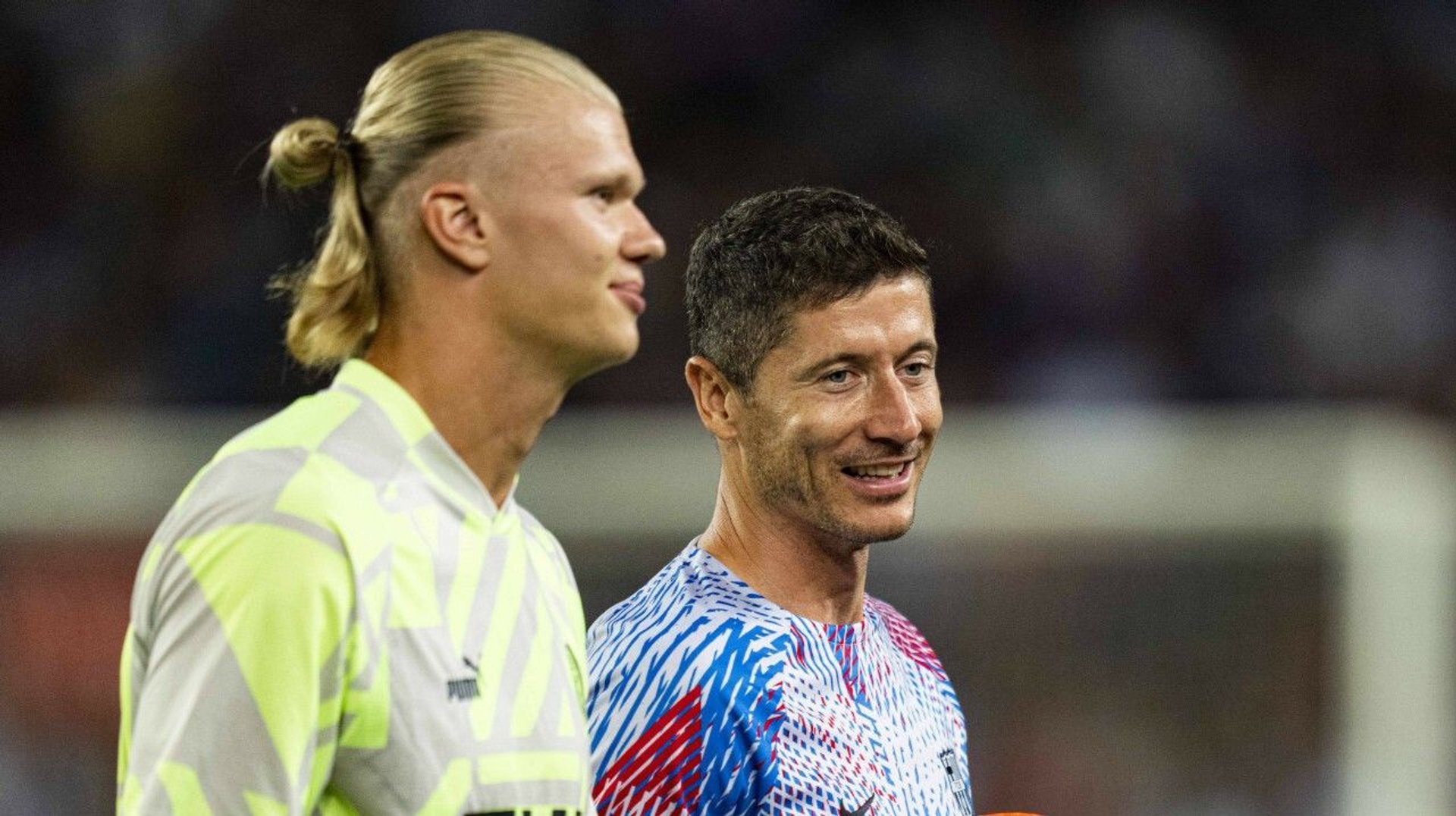 Haaland i Lewandowski