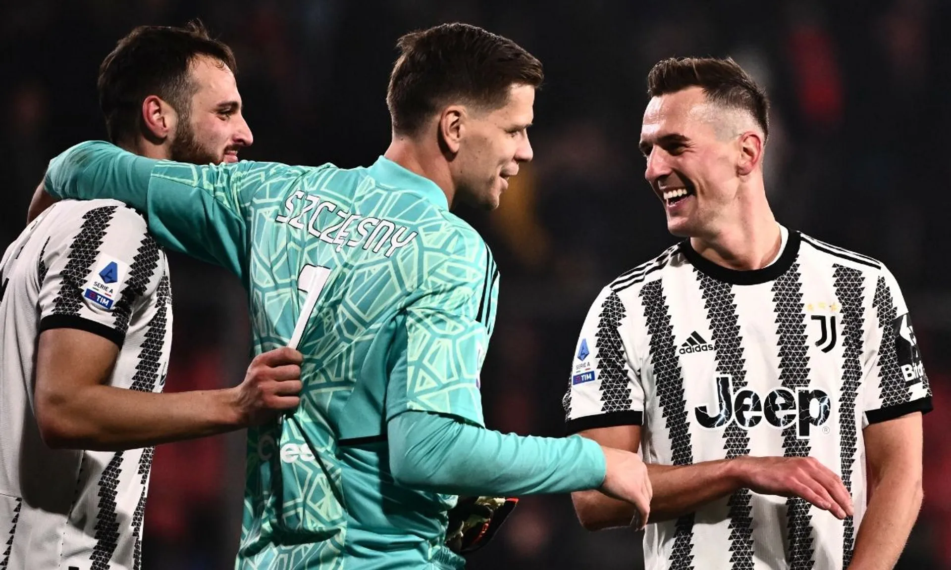 Wojciech Szczęsny i Arkadiusz Milik