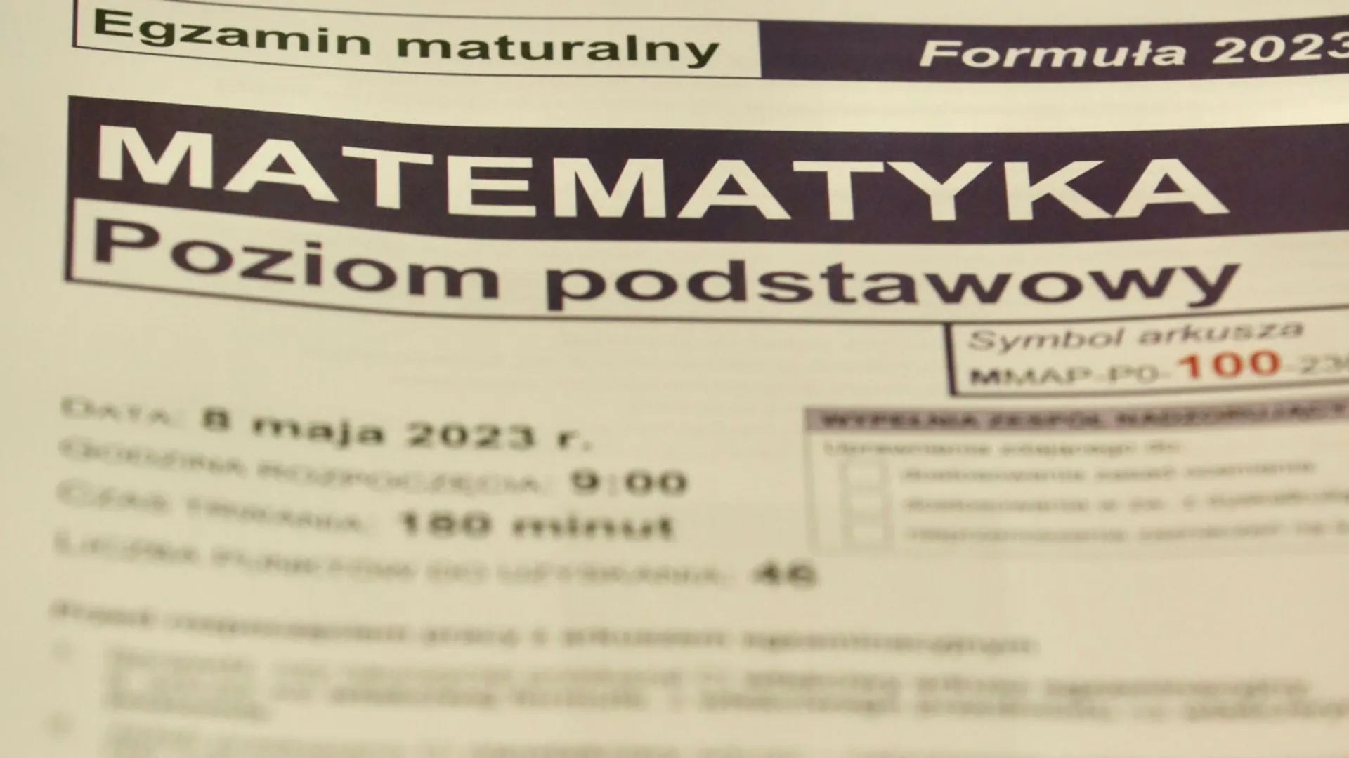matura, przecieki