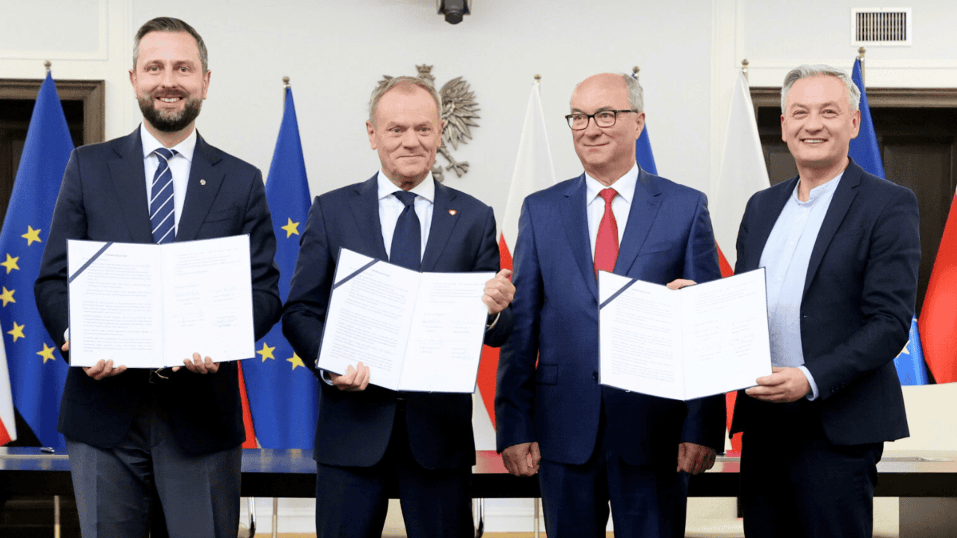 Tusk, Kosiniak, Czarzasty, Biedroń