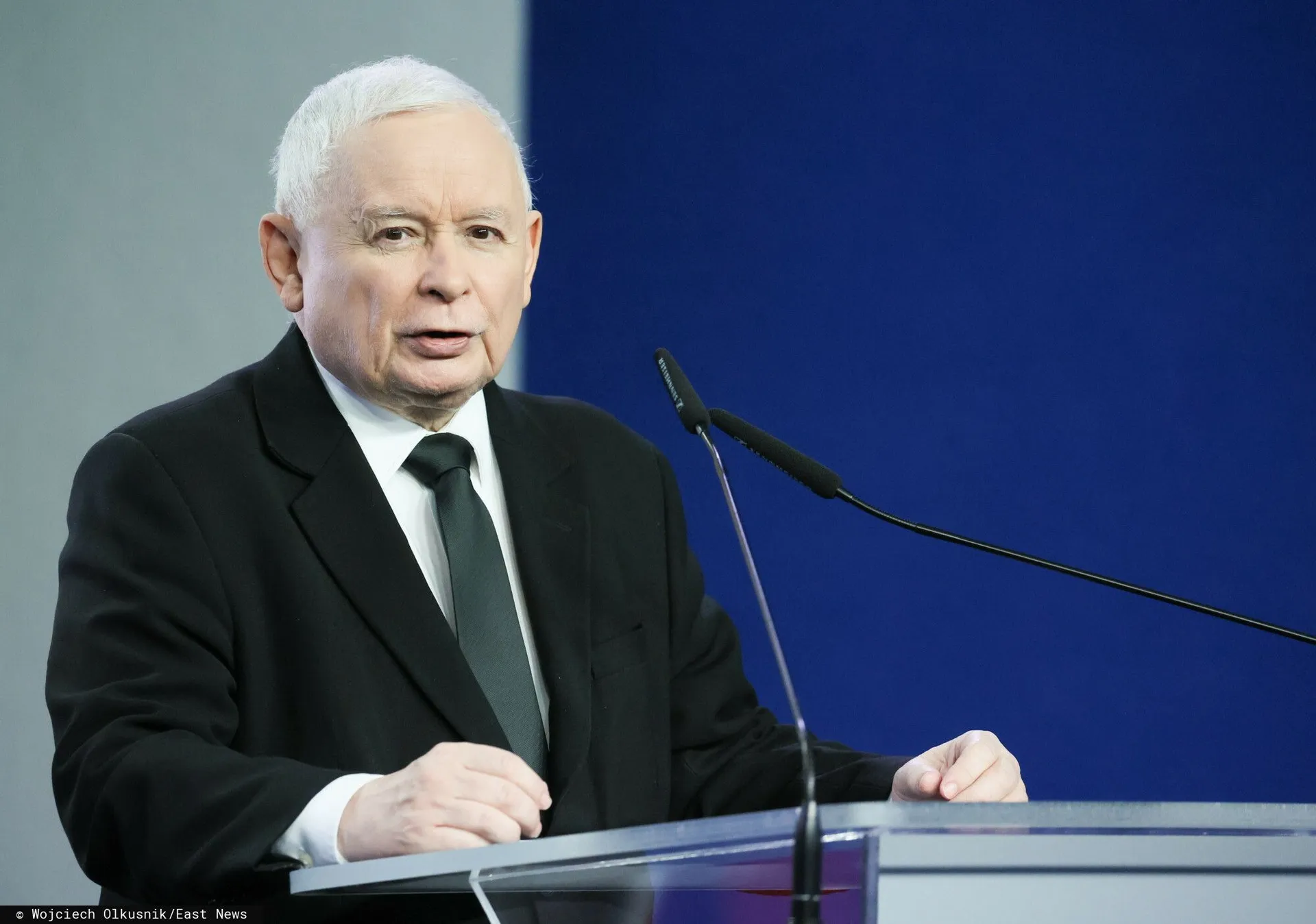 jarosław kaczyński mównica wystąpienie