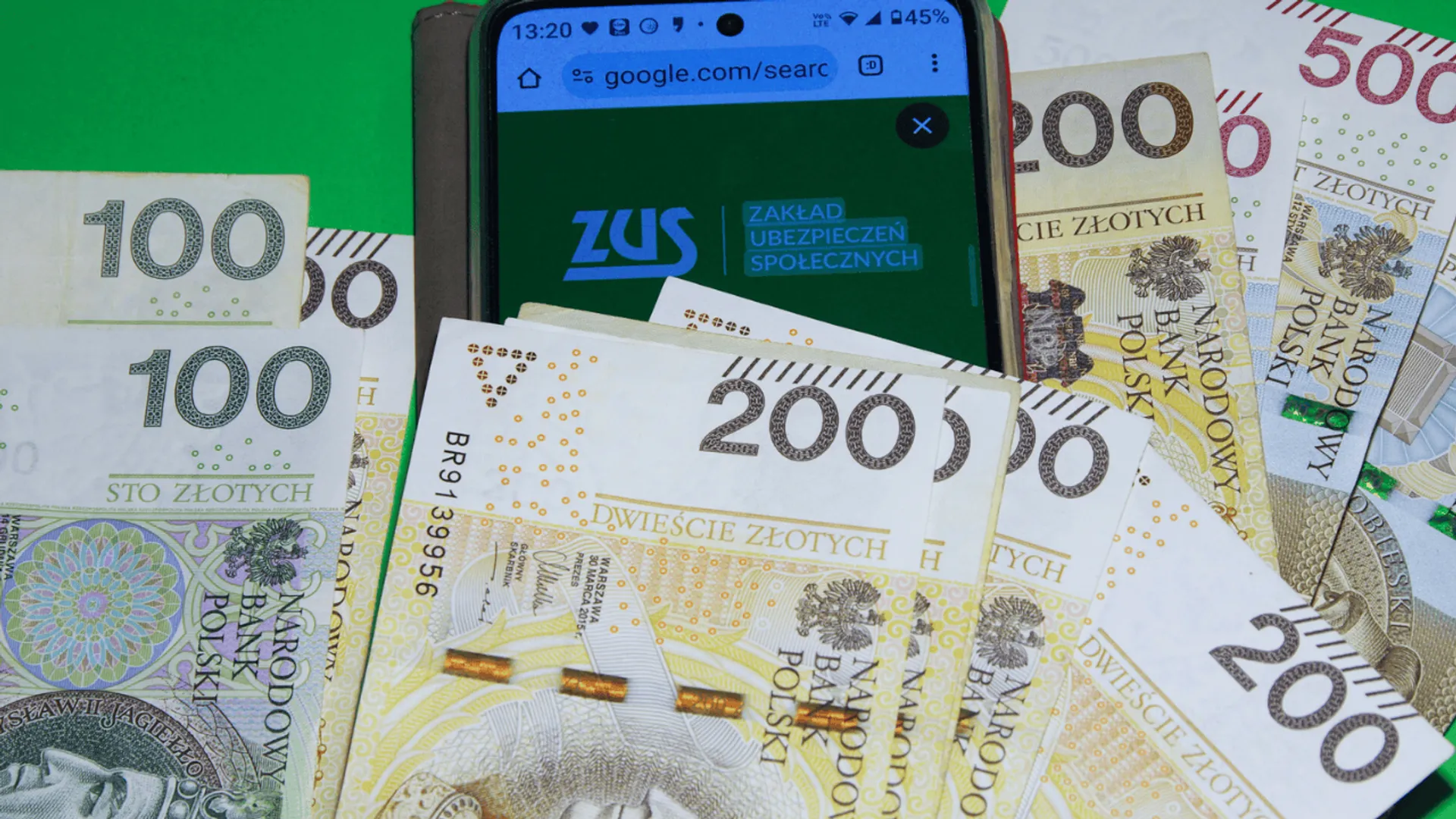 pieniądze, zus