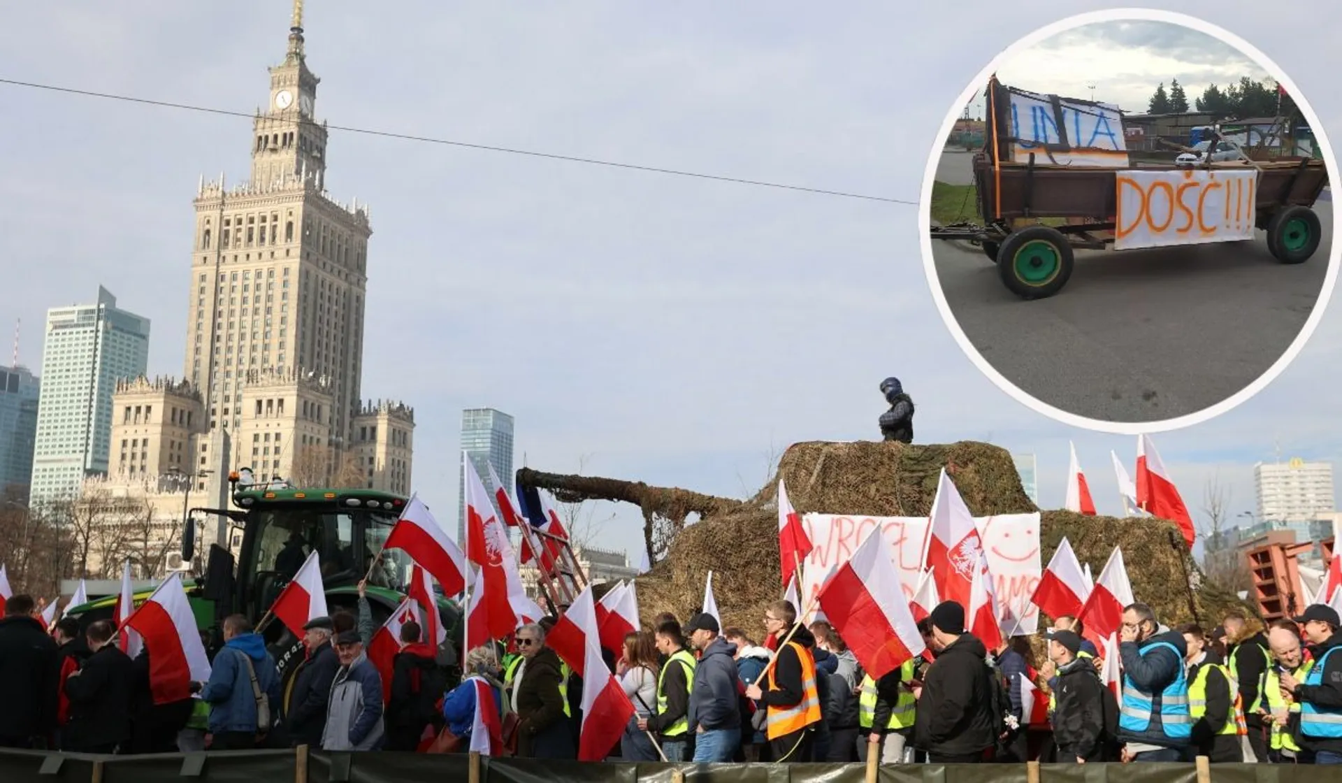 marsz gwieździsty/strajk rolników