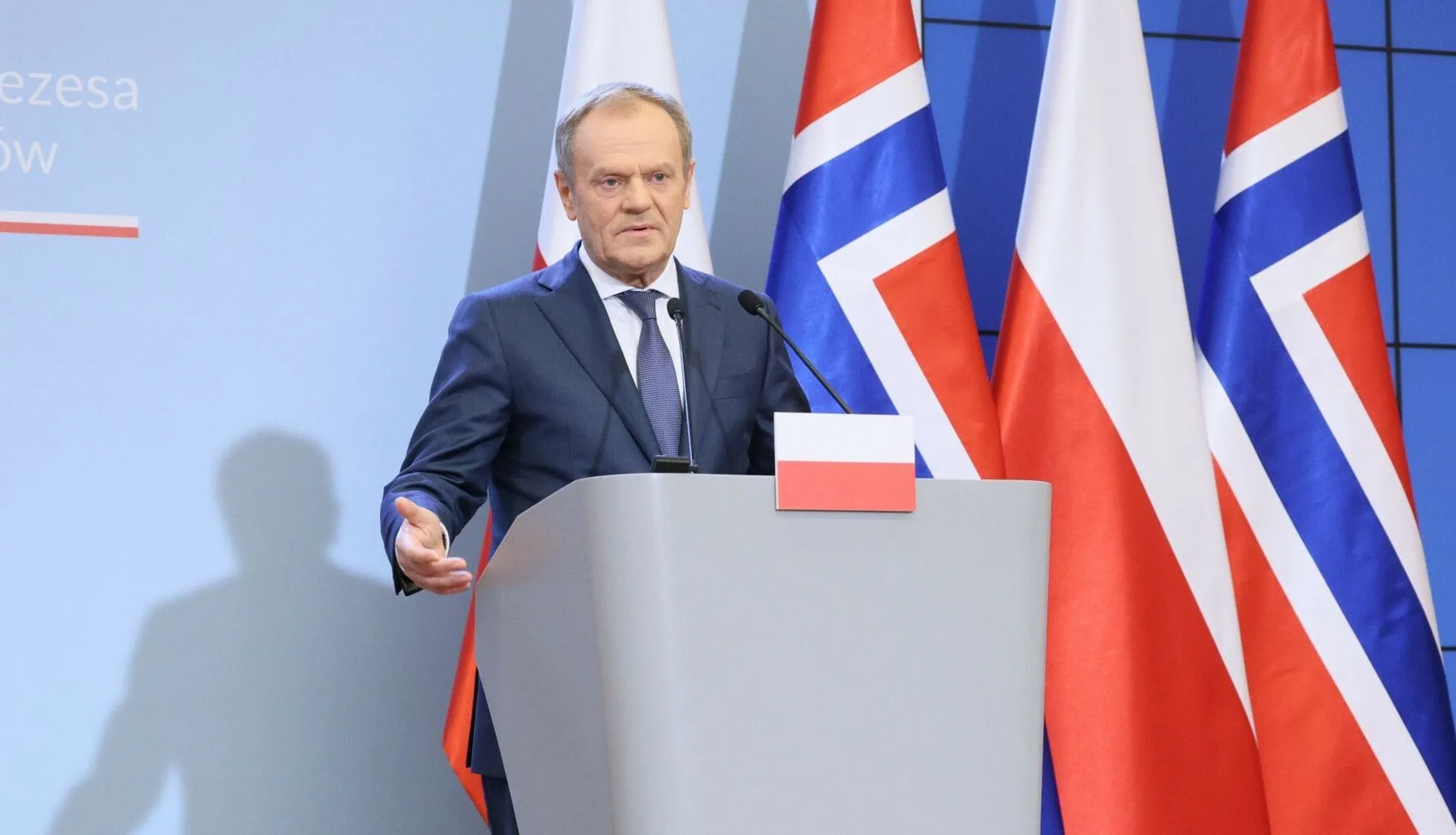 Donald Tuska, strajk rolników