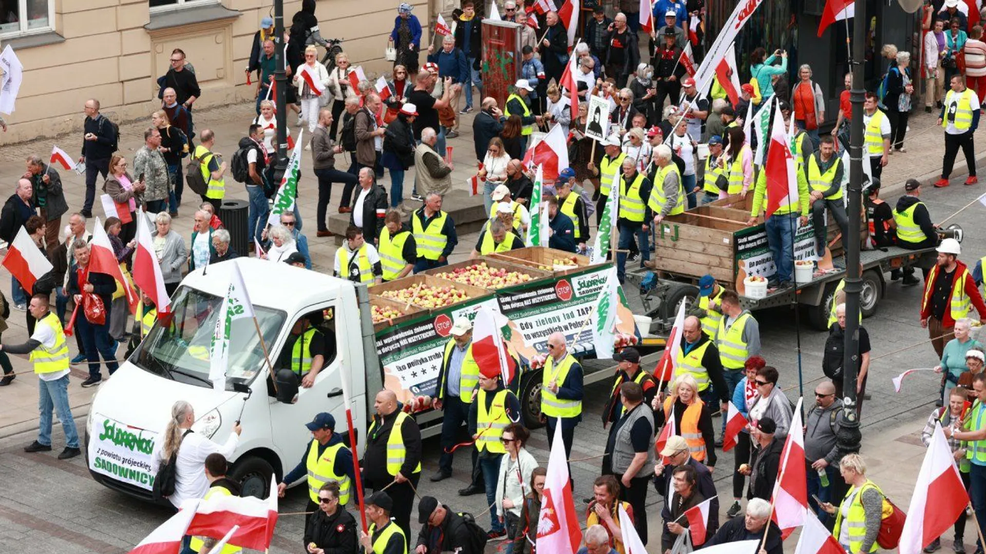 protest rolników