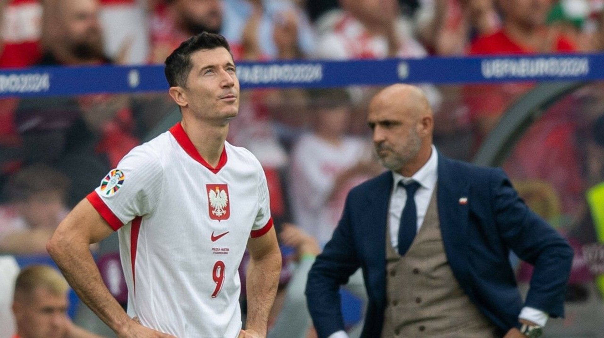 Robert Lewandowski i Michał Probierz