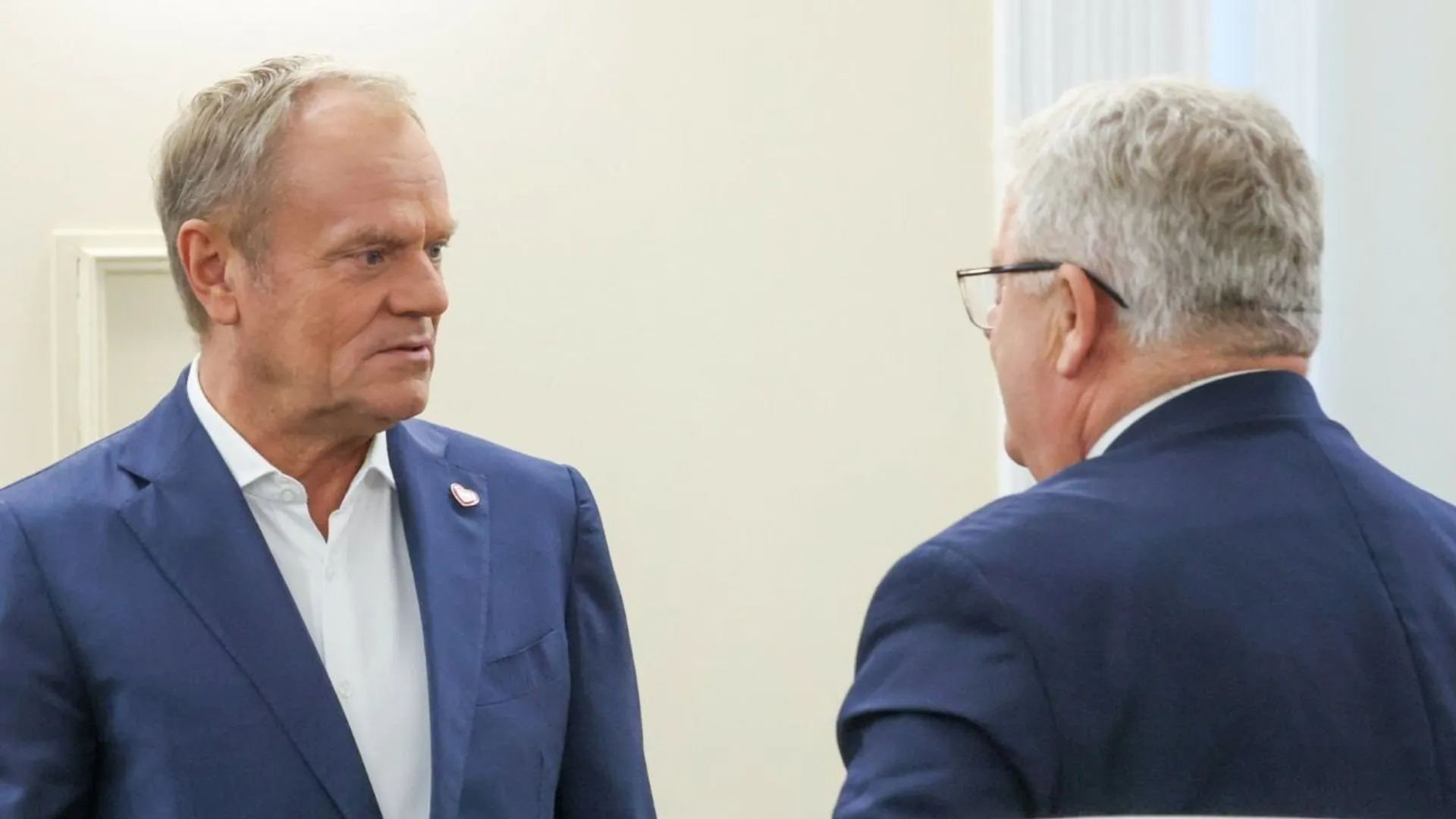 Donald Tusk i Czesław Siekierski